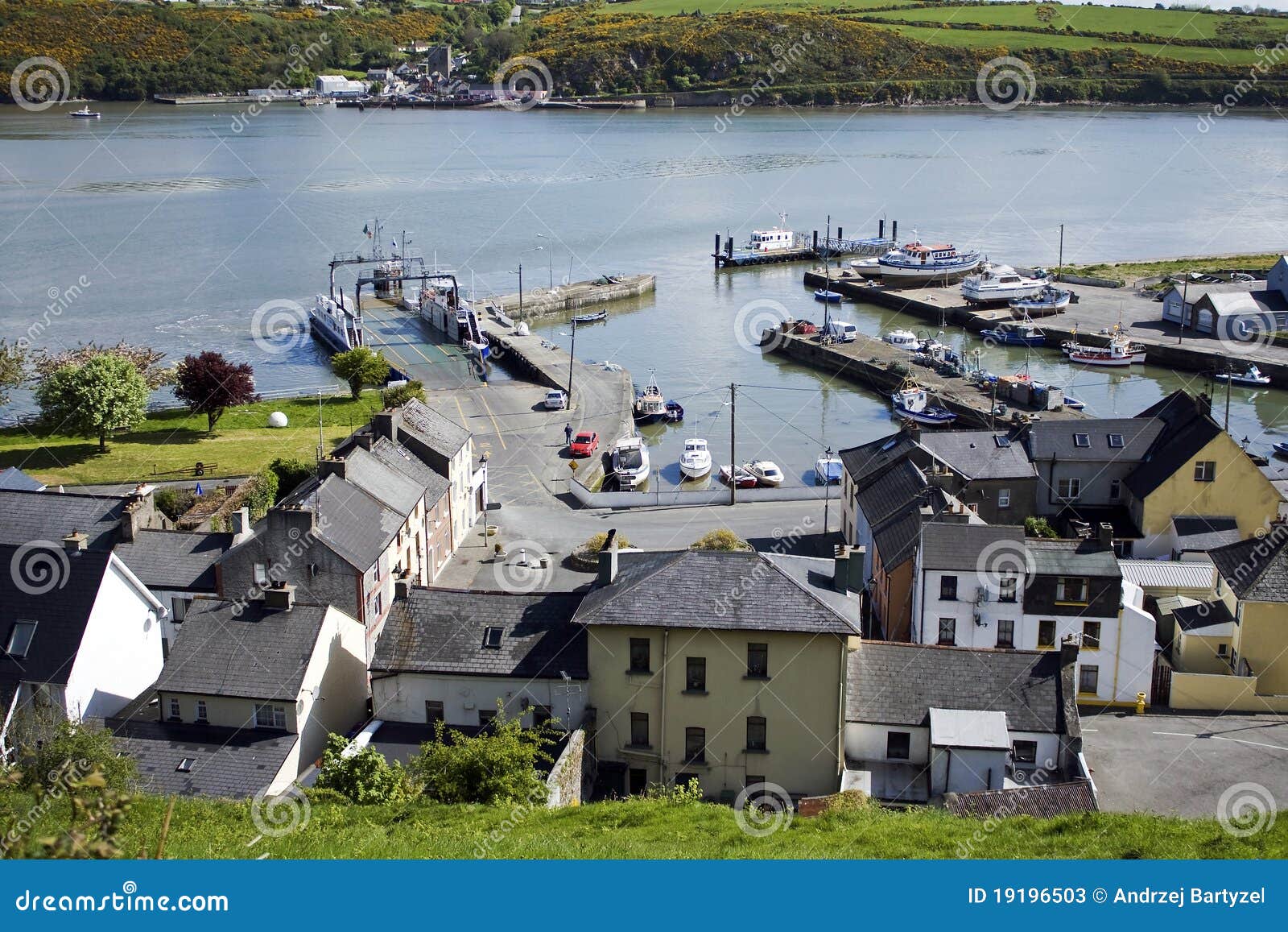 Passage East Harbour stock image. Image of architecture 19196503