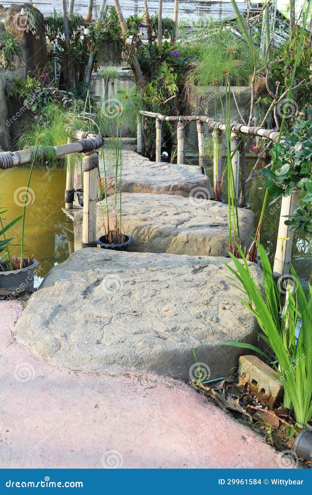 A Passage in the garden stock photo. Image of passage 29961584