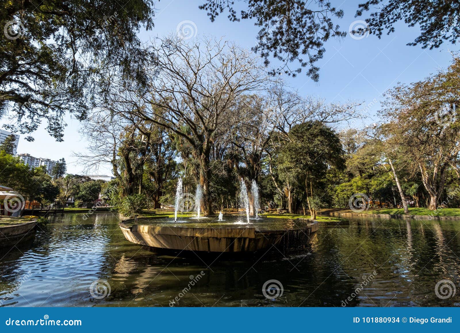 passeio publico park - curitiba, parana, brazil