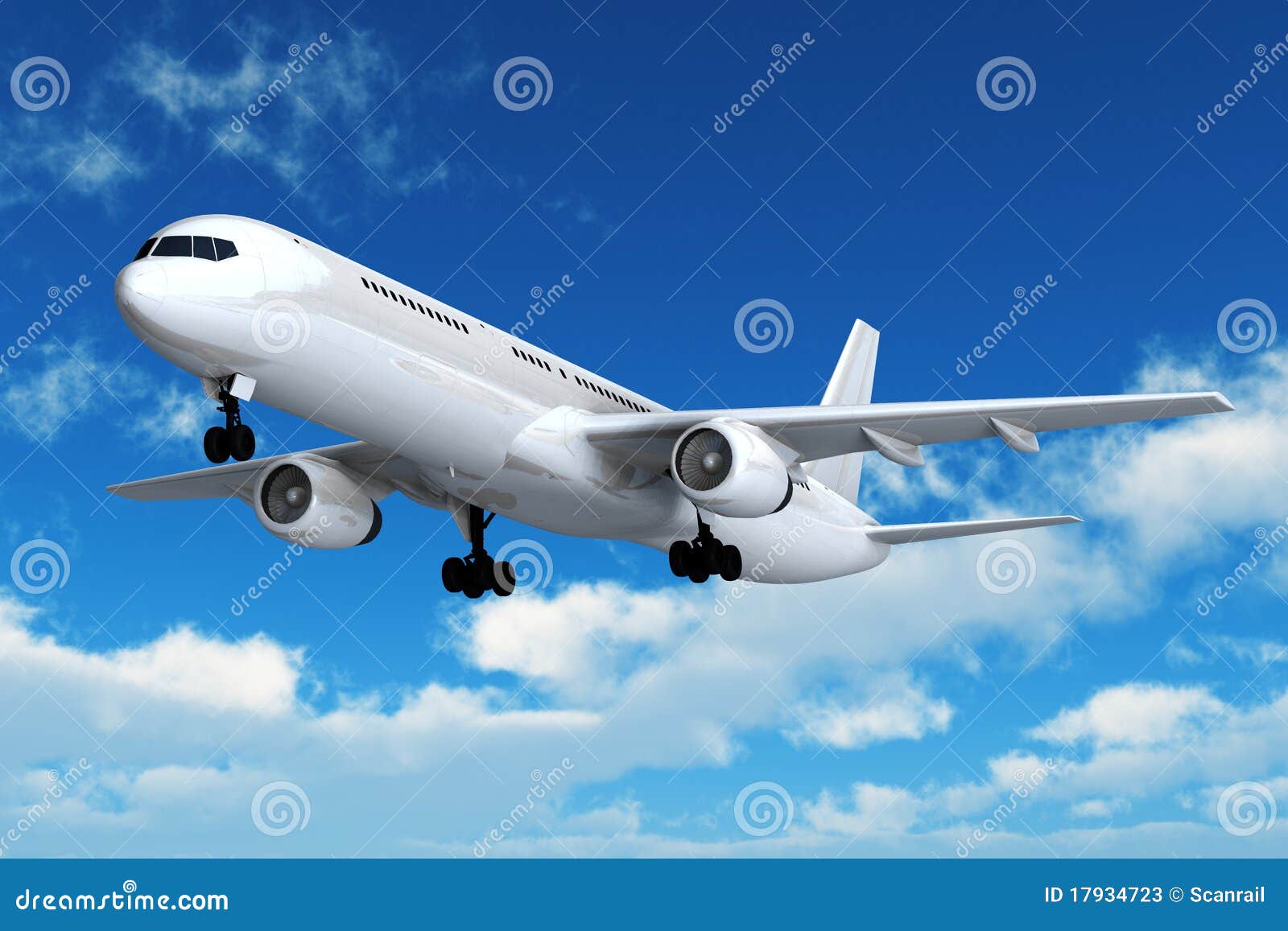 passenger airliner flight