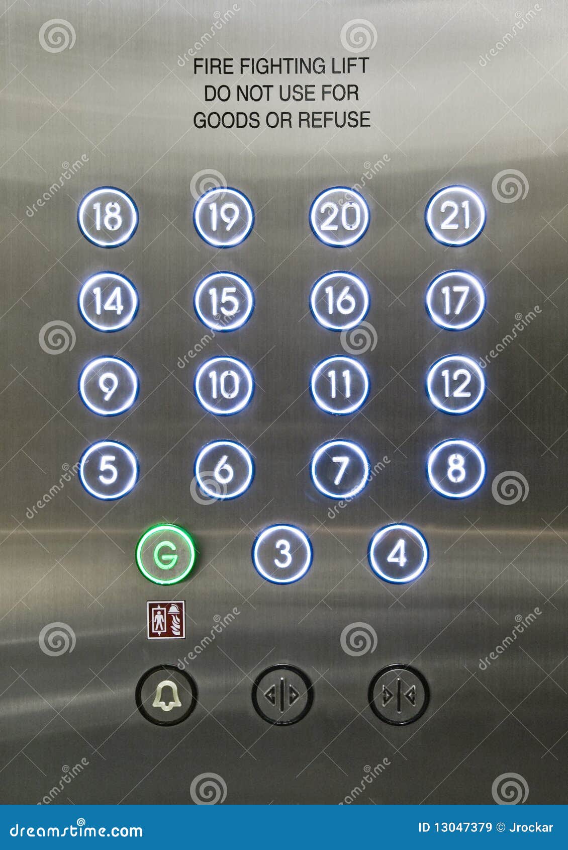 Passenger lift dial stock image. Image of modern, button 13047379