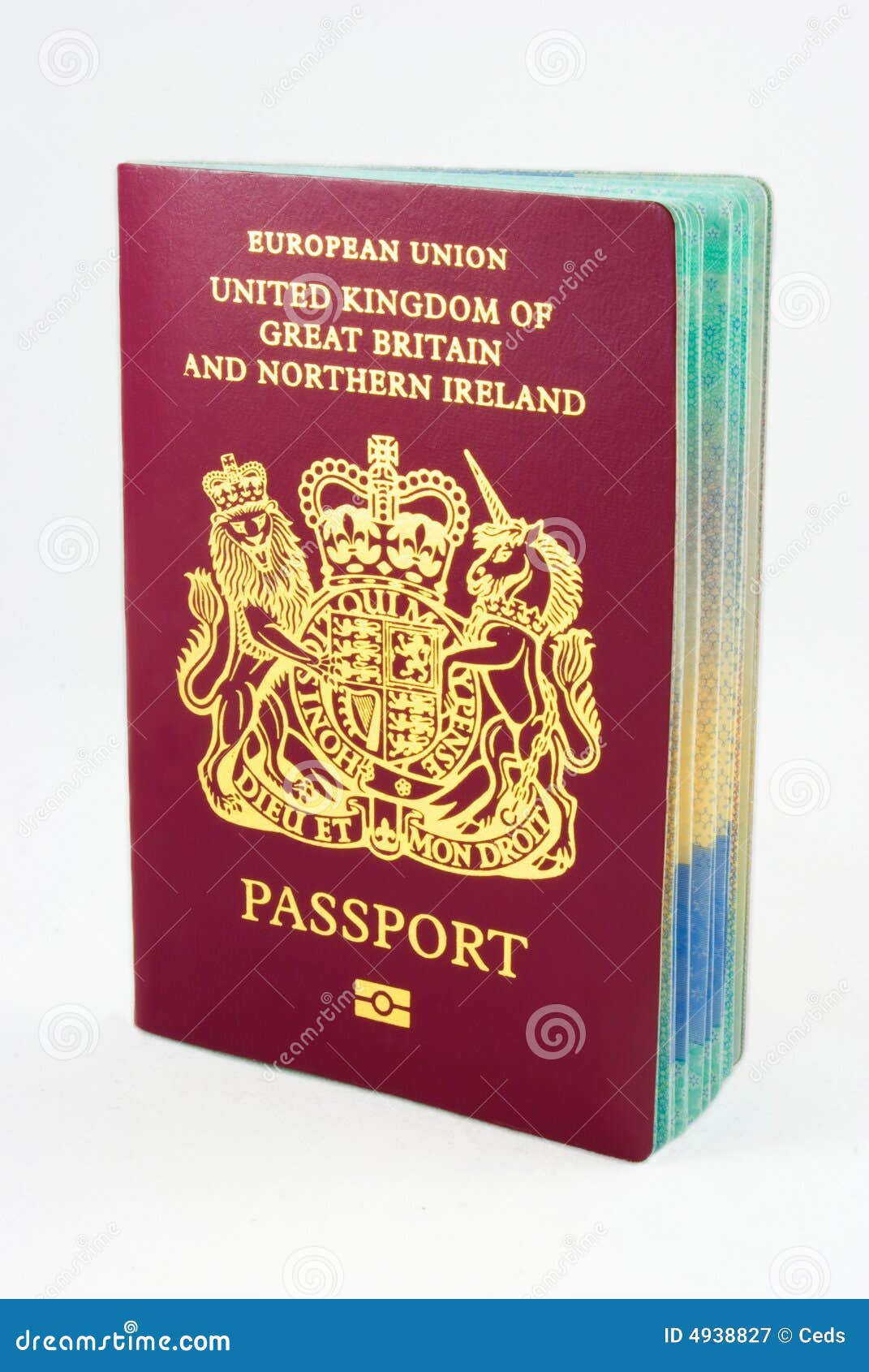 Passeport BRITANNIQUE image stock. Image du billets, immigration - 4938827
