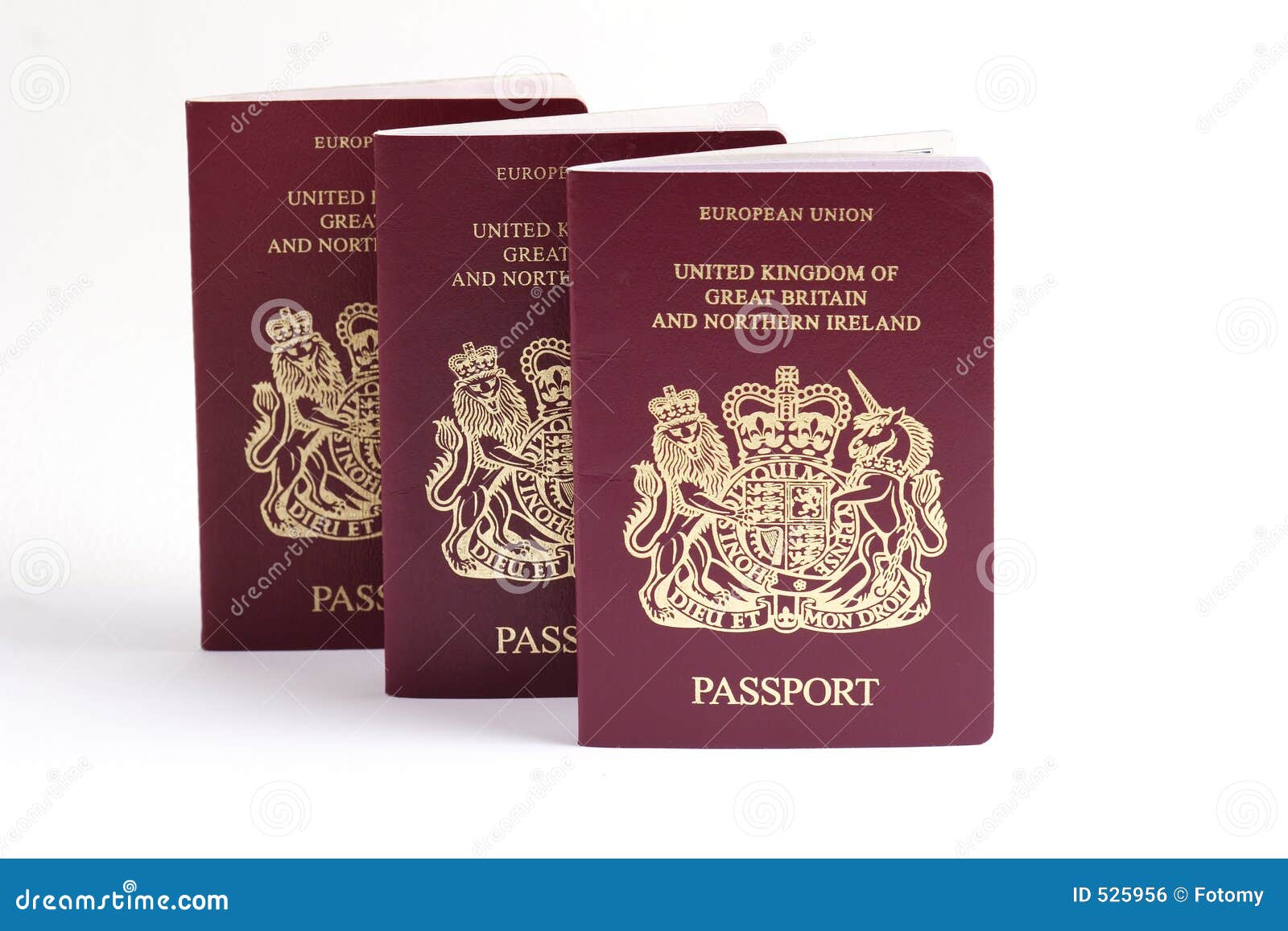 Passeport britannique photo stock. Image du contrôle, identité 525956