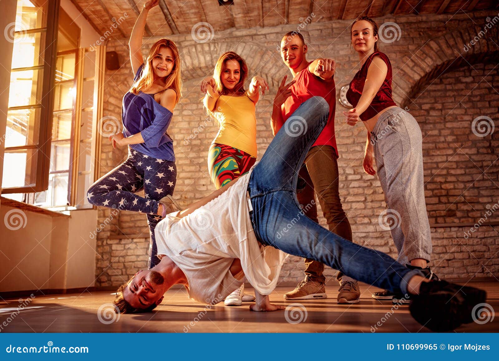 Passion Dance Team Urban Hip Hop Dancer Stock Image Image of