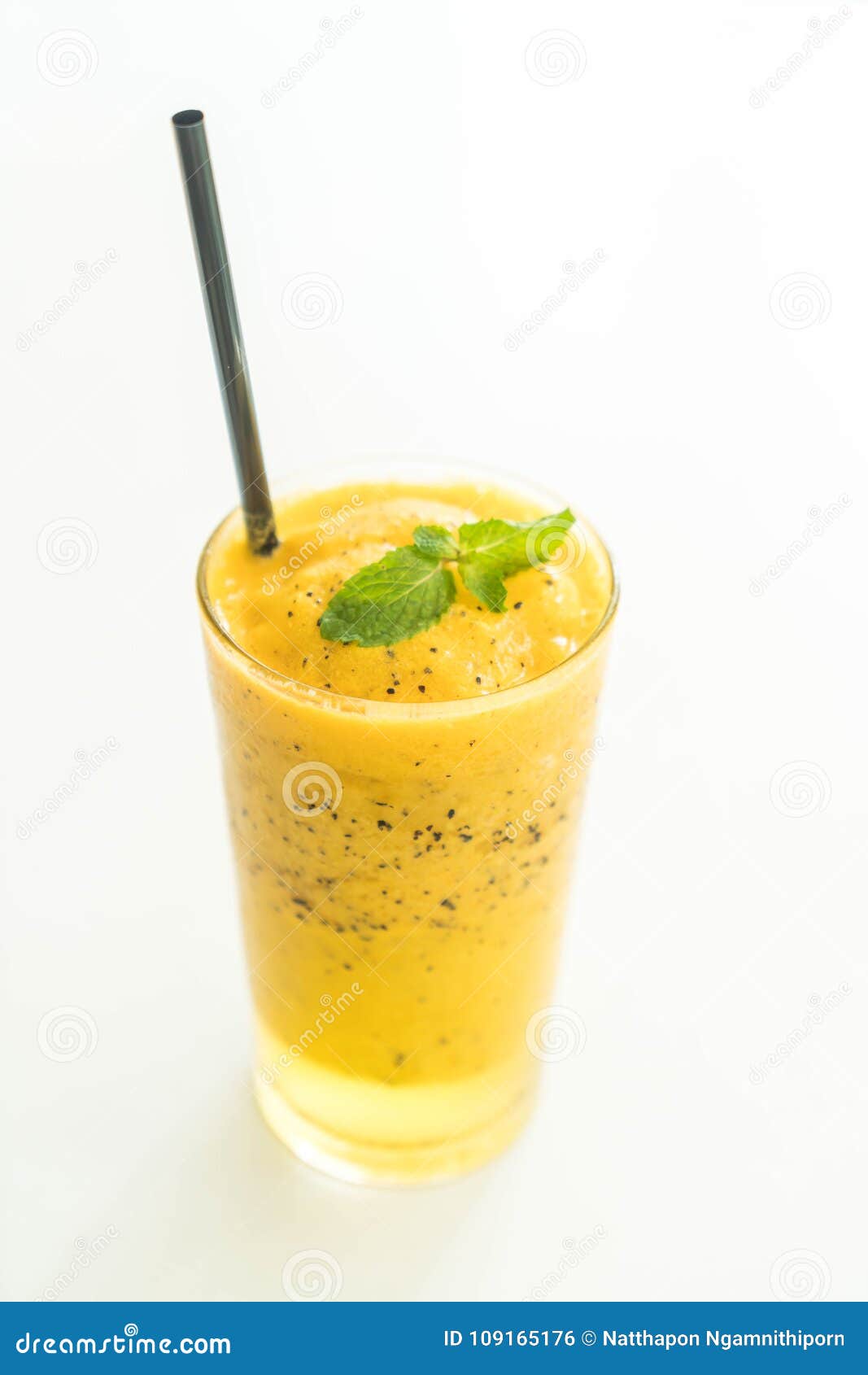 Passion fruit smoothie stock photo. Image of juice, natural 109165176