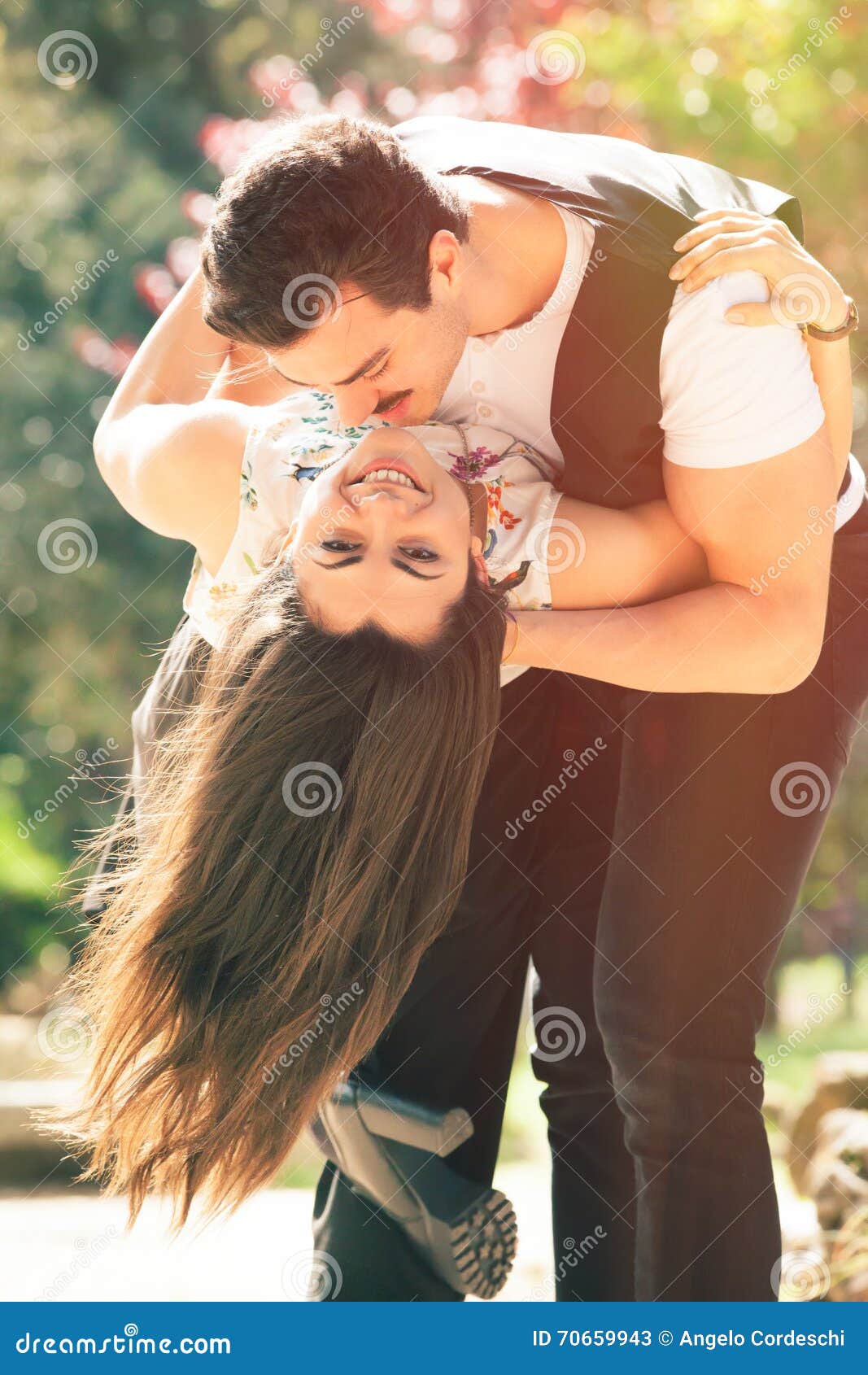 Passionate Love, Couple Romantic Relationship. Woman and Man Stock ...