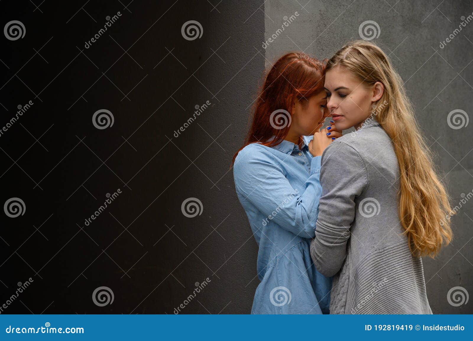 Lesbian Passionate Kissing