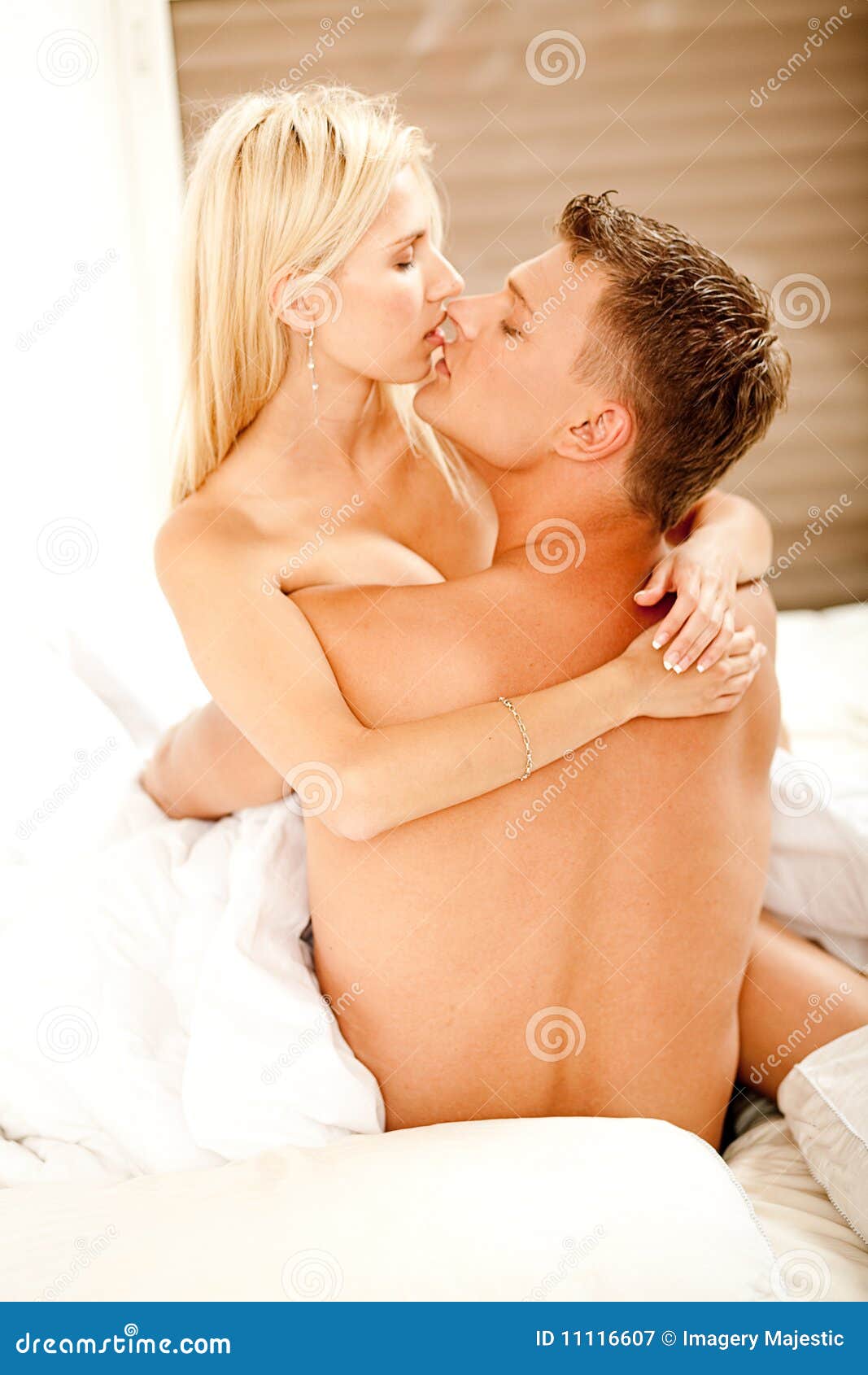 Passionate Married Couple during Sex Stock Image