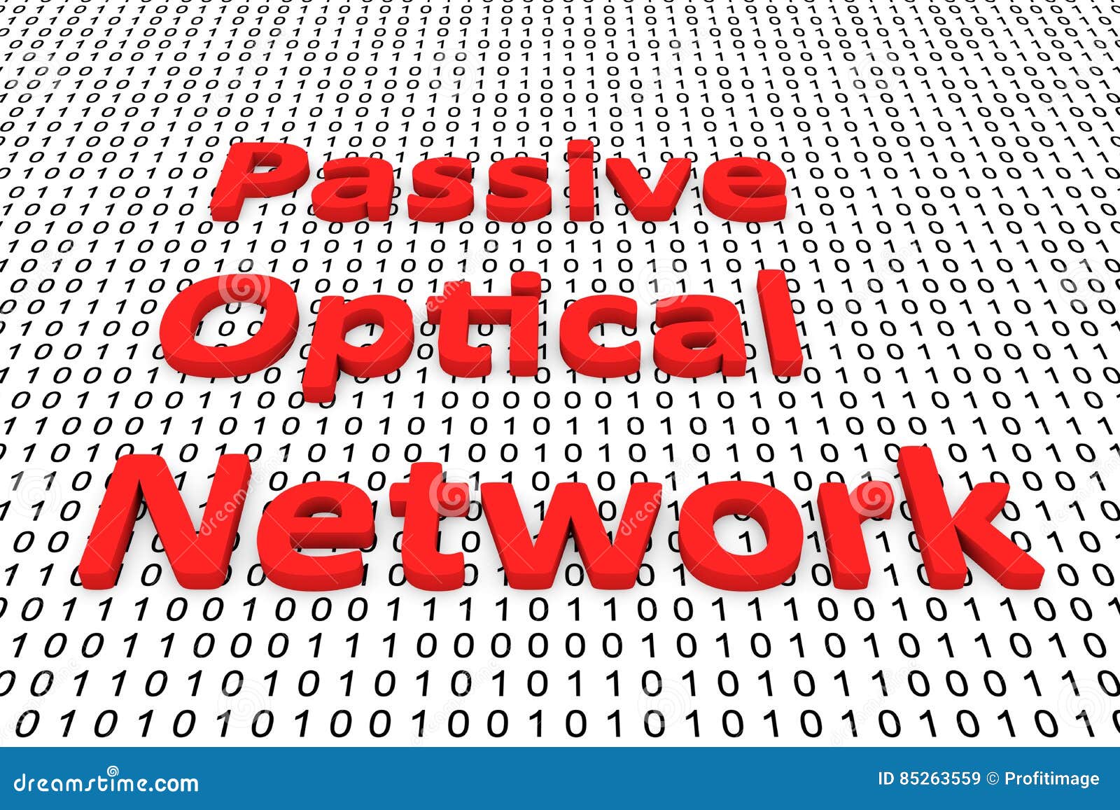 Passive optical network stock illustration. Illustration of technology