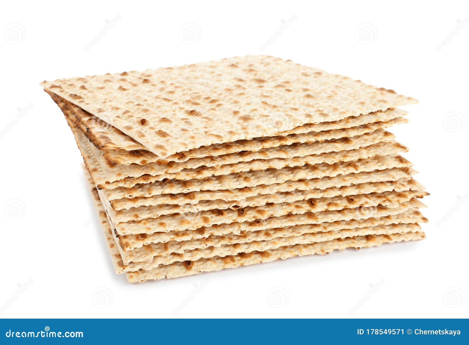 Passover Matzos Isolated. Pesach Celebration Stock Image Image of