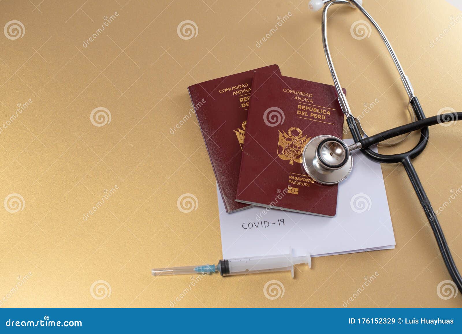 passport on background, health and prevention coronavirus, medicine, migration