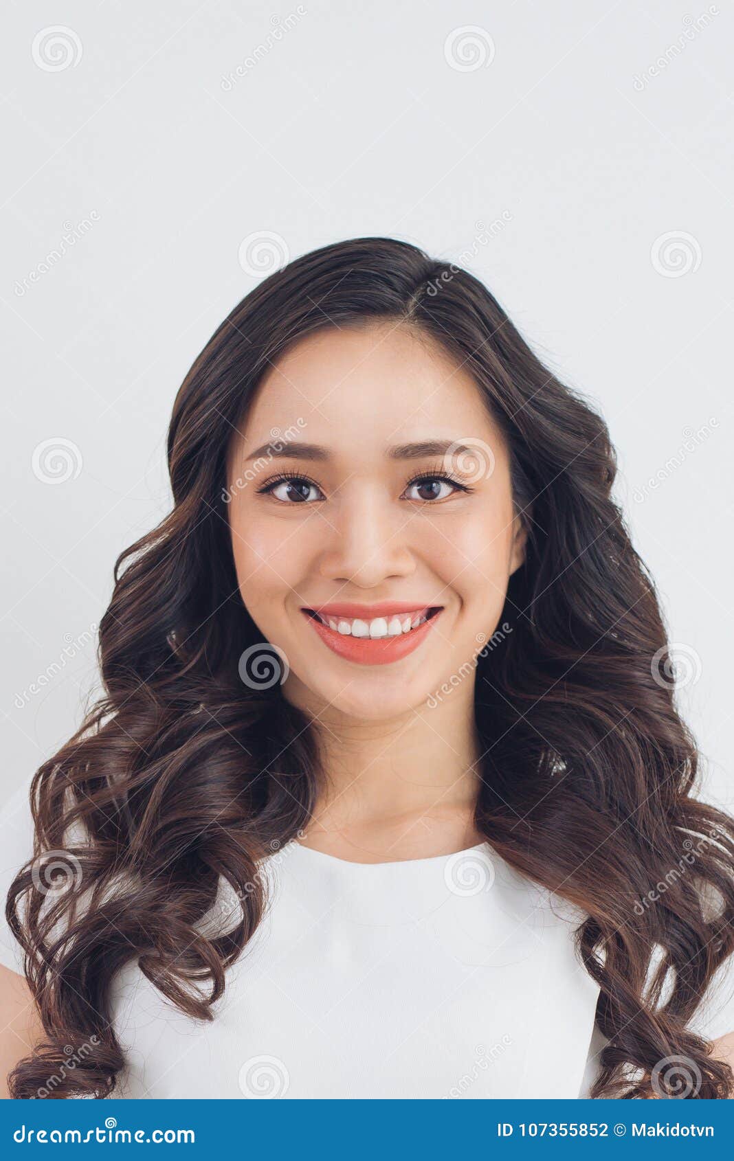 Passport Picture of an Asian Young Woman. Stock Photo - Image of chinese,  business: 107355852