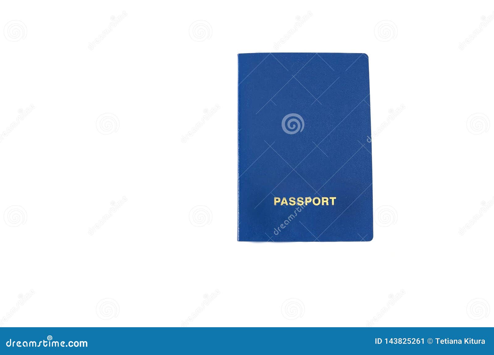 Passport on a White Background Stock Image Image of freedom