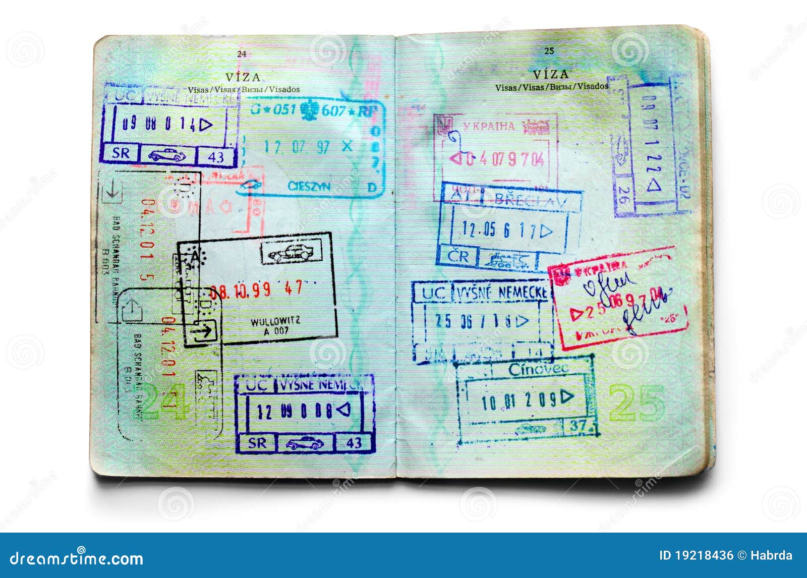 passports full of stamps