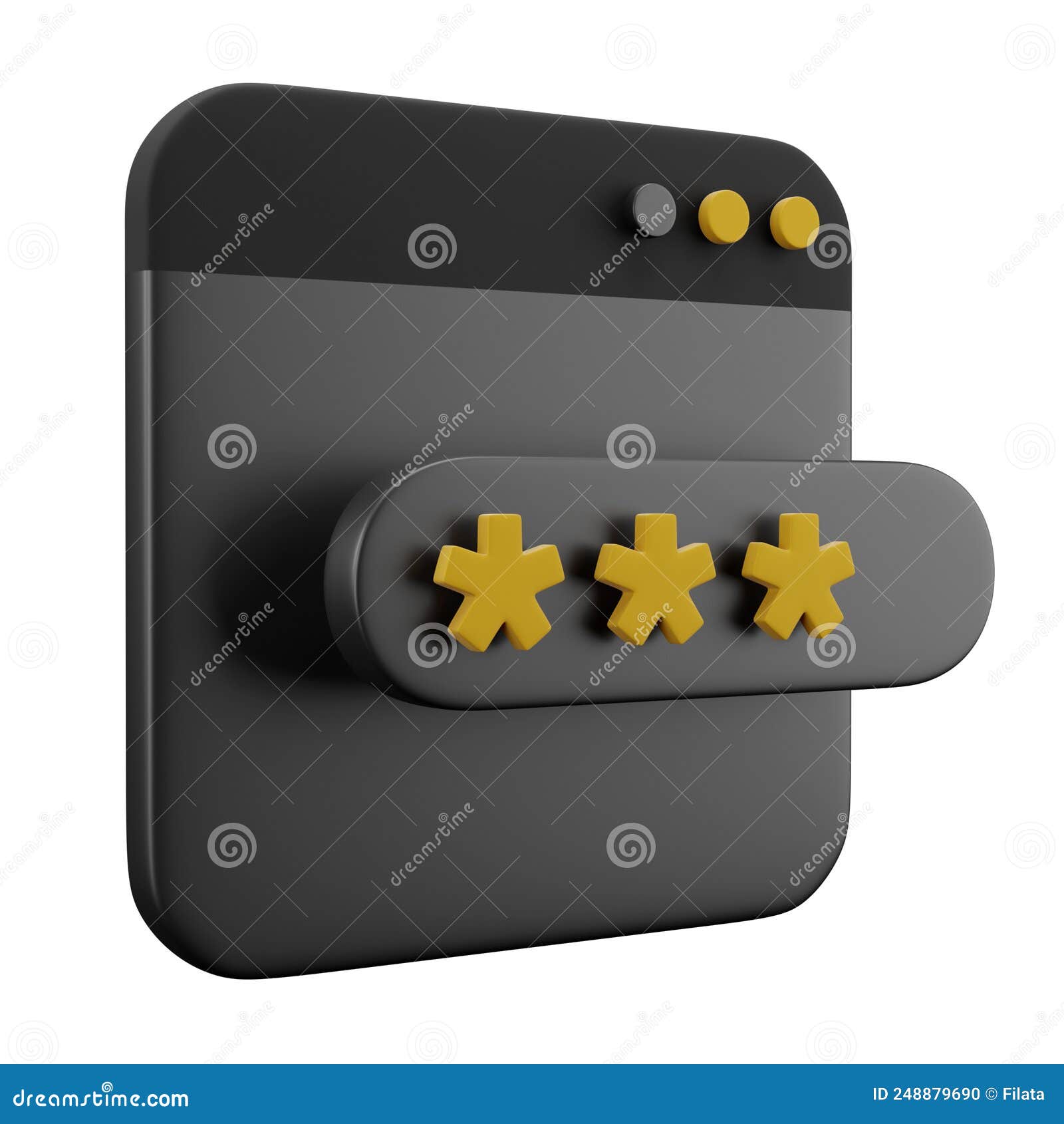 Password or Pin Code Icon, Login Authorization Password Check Mark