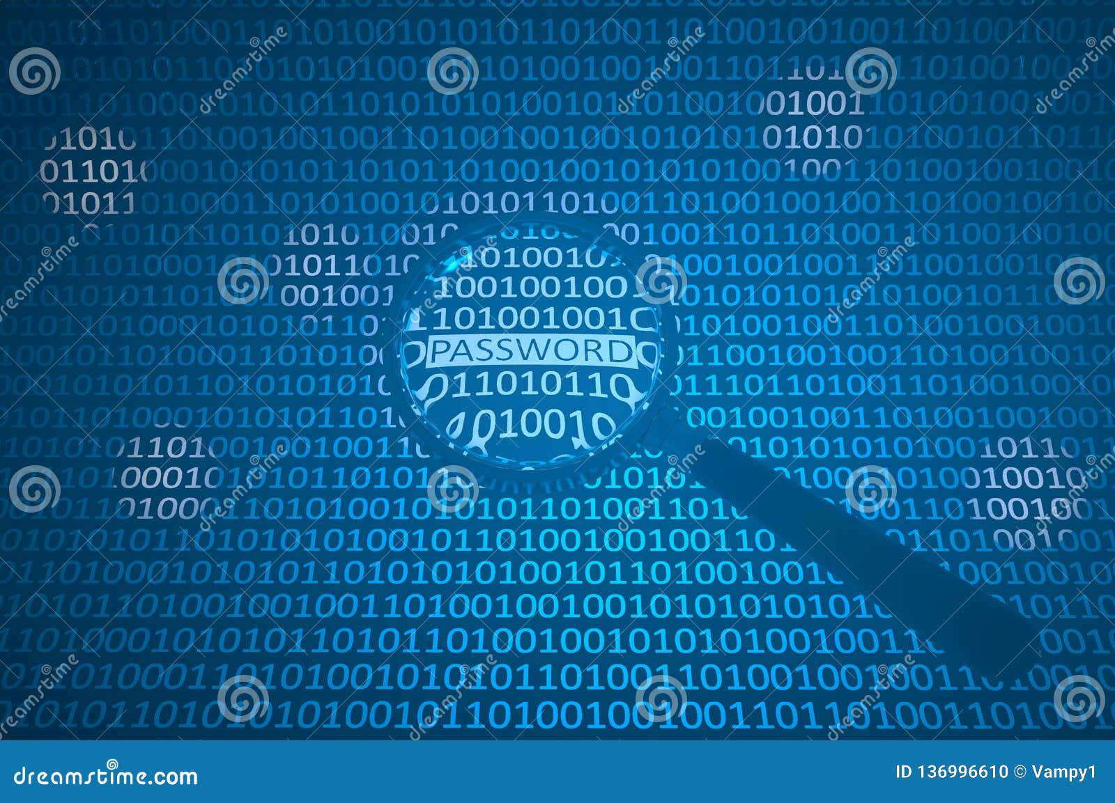 Passwords and Binary Numbers, Investigate and Search. Magnifying Glass
