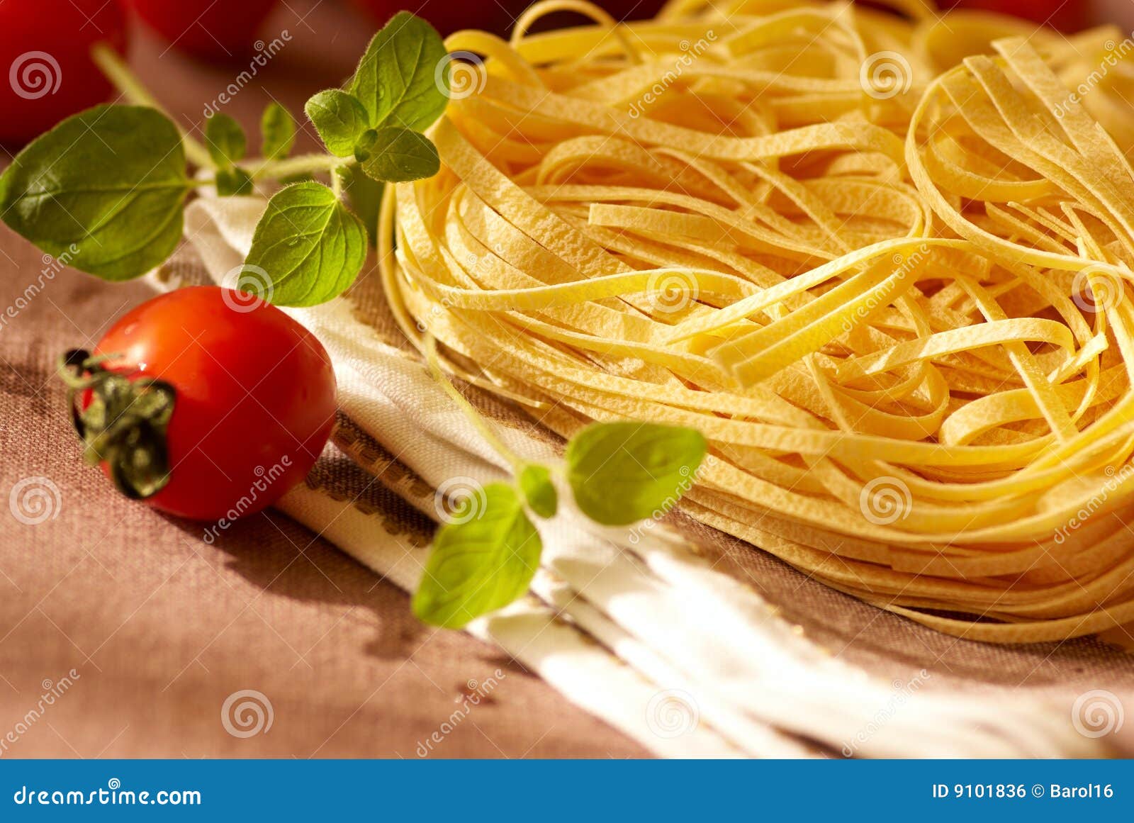 Pasta stock photo. Image of tomatoes, mediterranean, herbs 9101836
