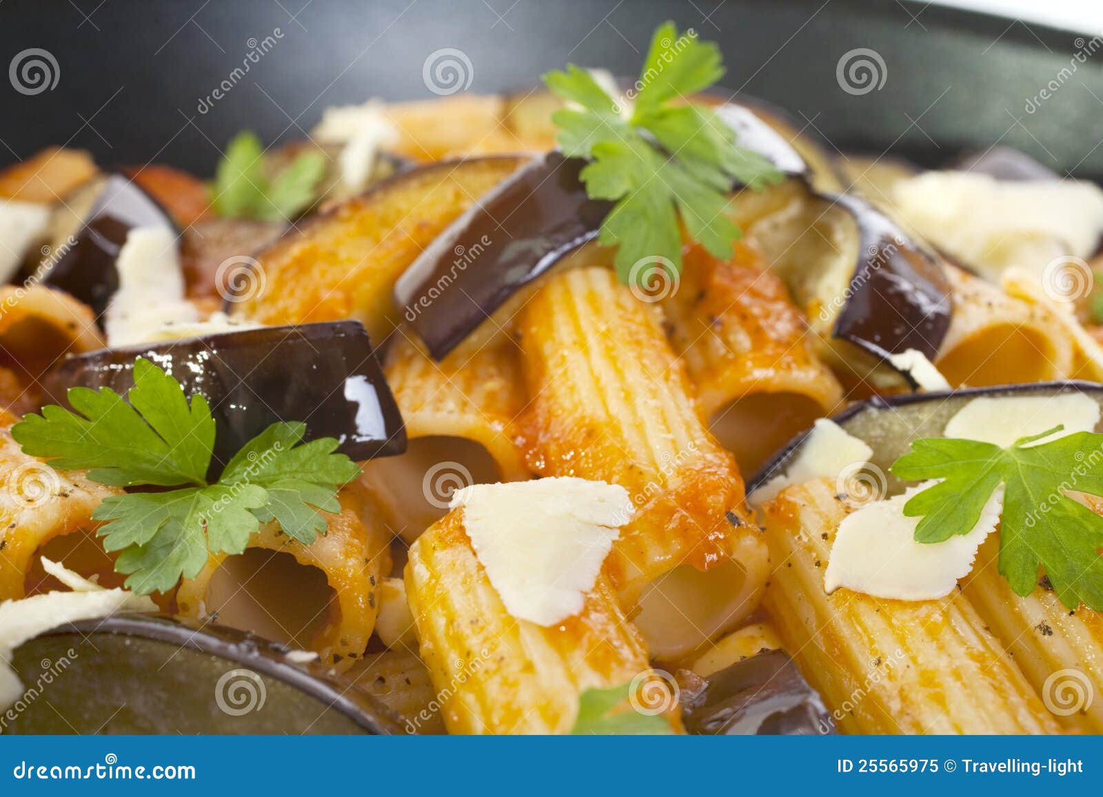 Pasta Alla Norma stock image. Image of sicilian, italian 25565975