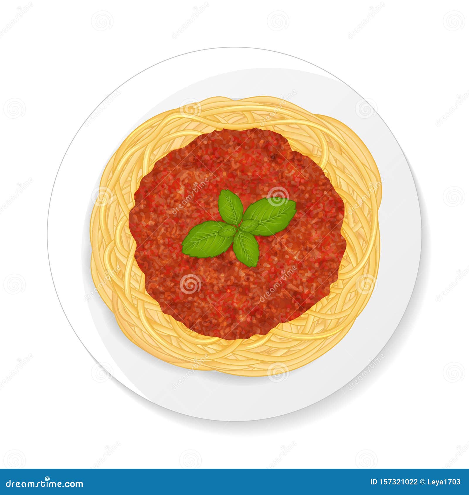 Cartoon Spaghetti Bolognese