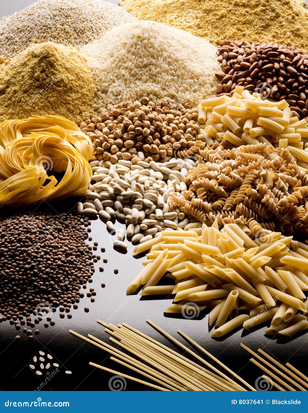 Pasta Cereals Stock Image Image 8037641