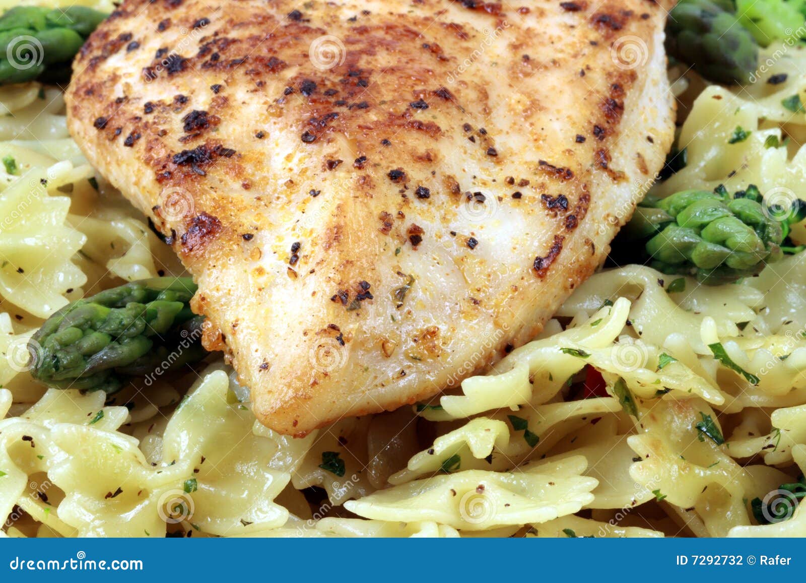 Pasta and Chicken Breast Meal Stock Photo - Image of healthy, cooking