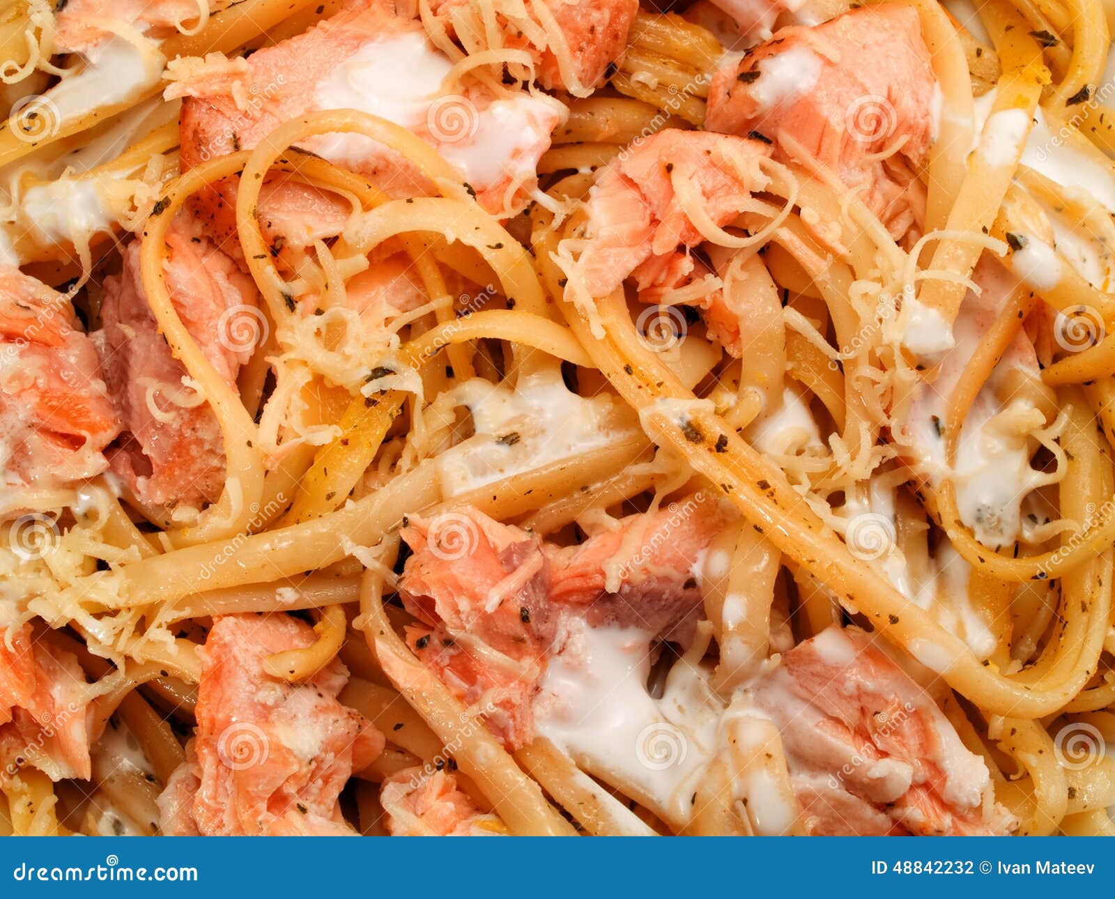 Pasta Collection Tagliatelle with Salmon Stock Photo Image of lemon