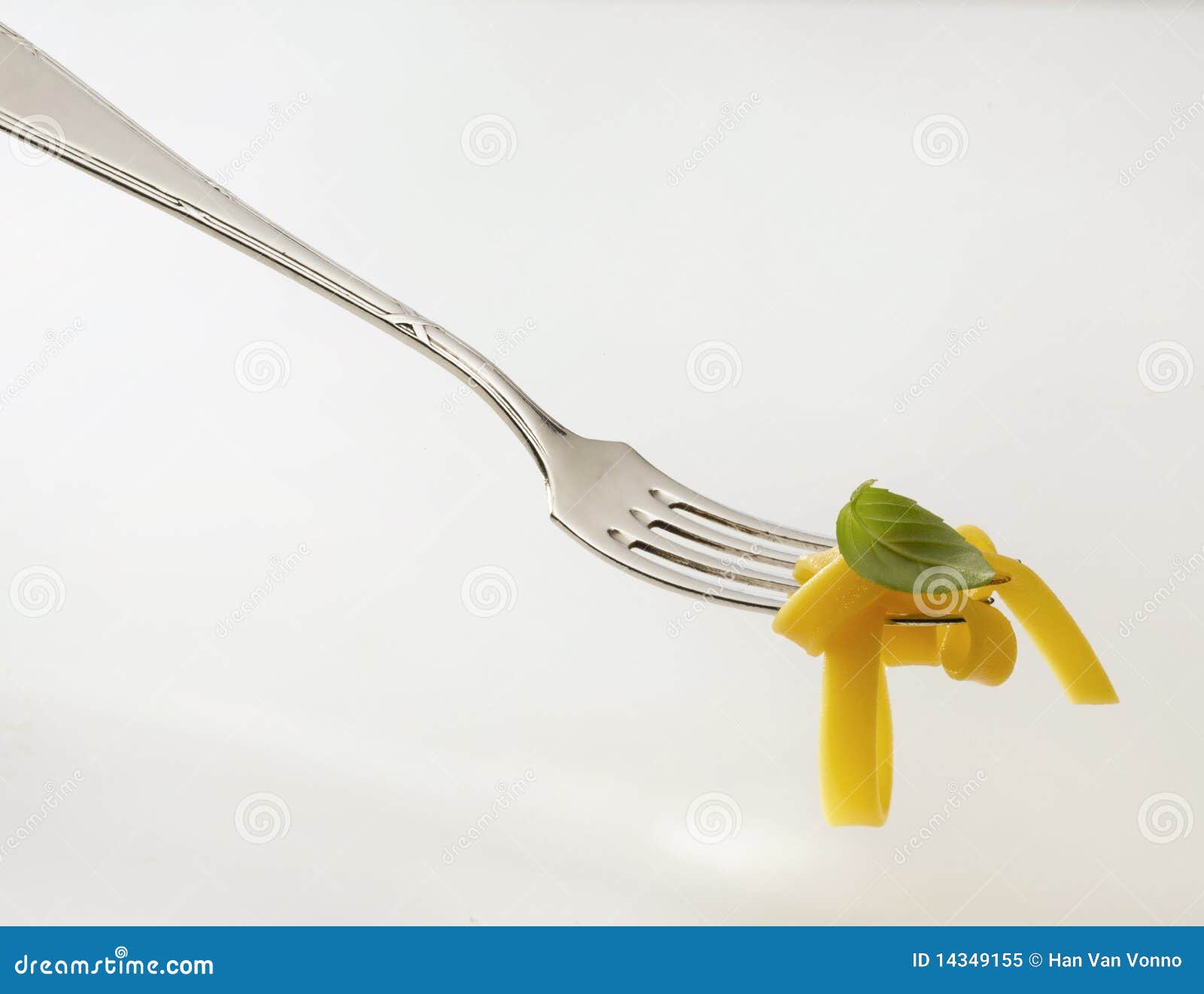 Pasta on a fork stock image. Image of pasta, italian 14349155