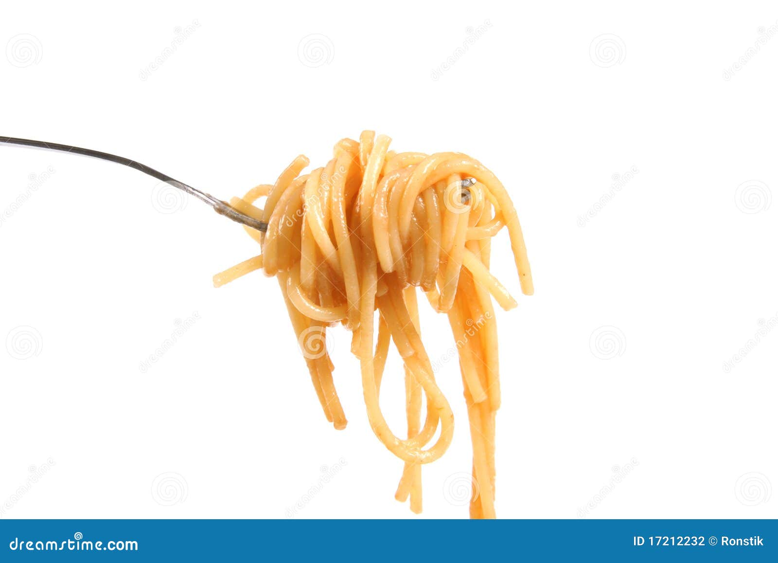 Pasta on fork stock photo. Image of cuisine, carbohydrate 17212232