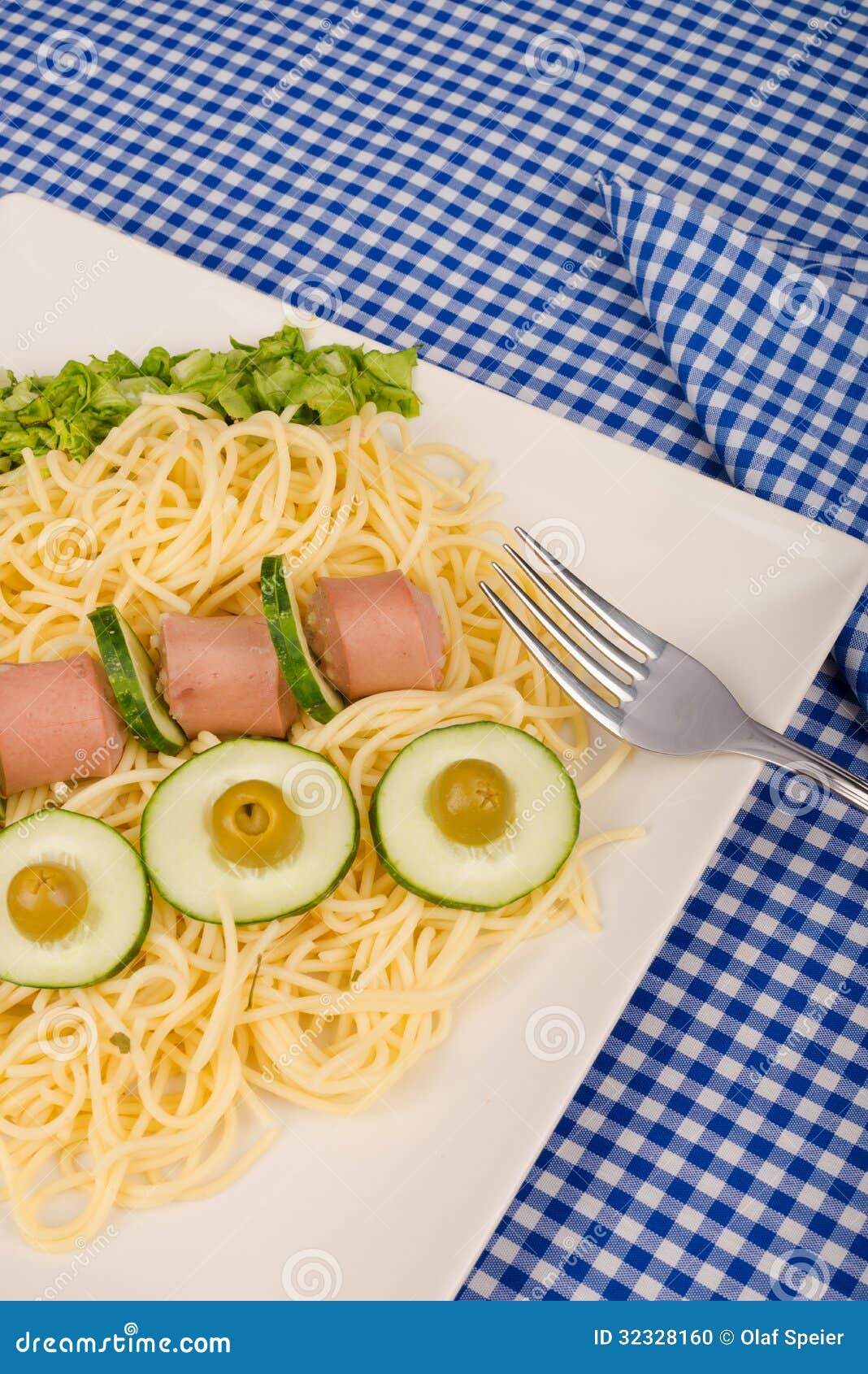 Pasta for kids stock photo. Image of portion, spaghetti - 32328160
