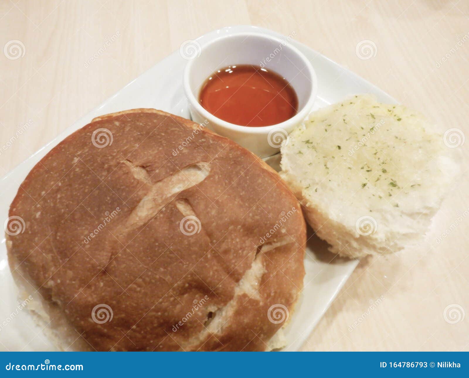 Pasta Pane stock image. Image of pastry, honey, meal 164786793