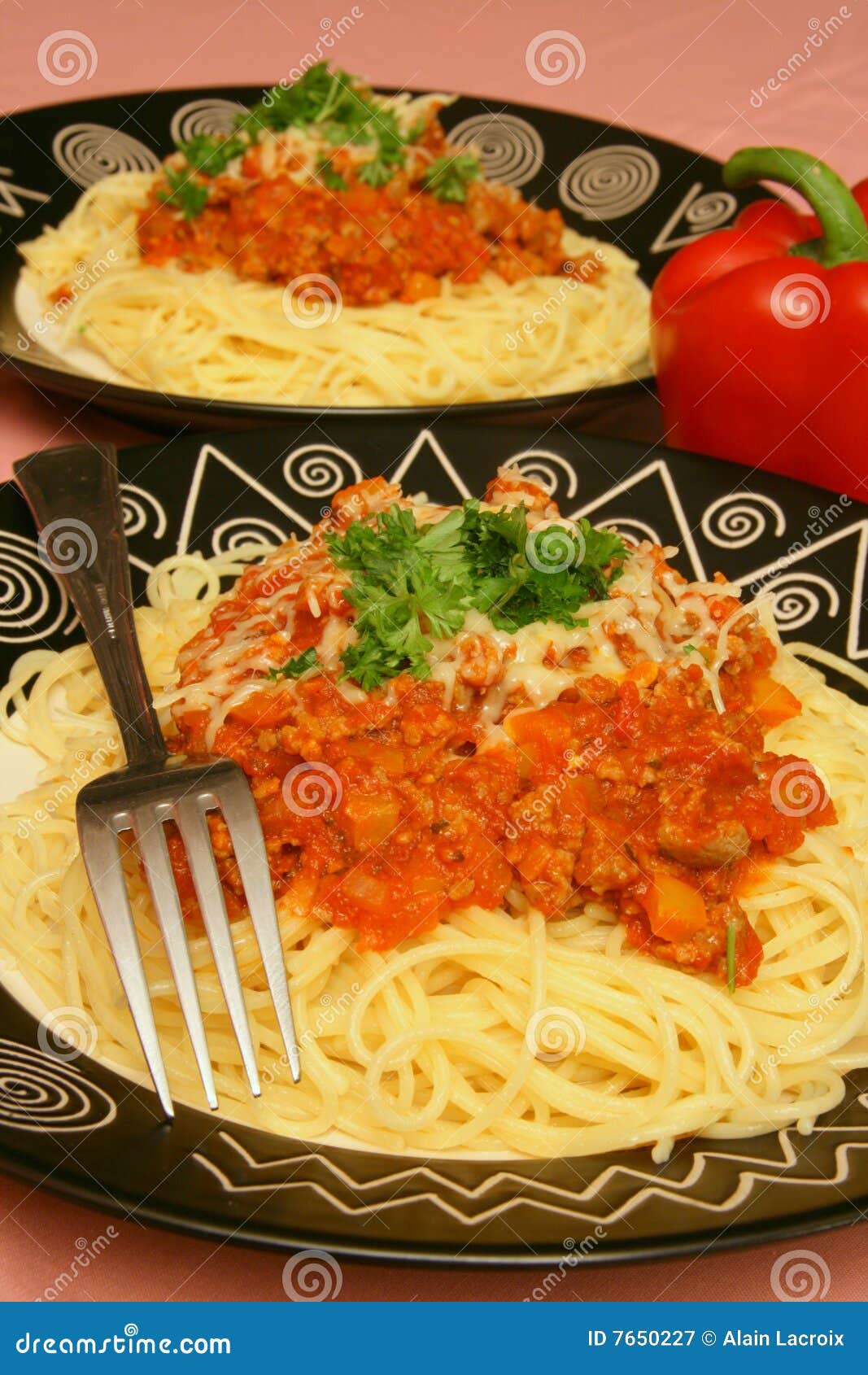 Pasta party stock image. Image of health, delightful, hunger 7650227