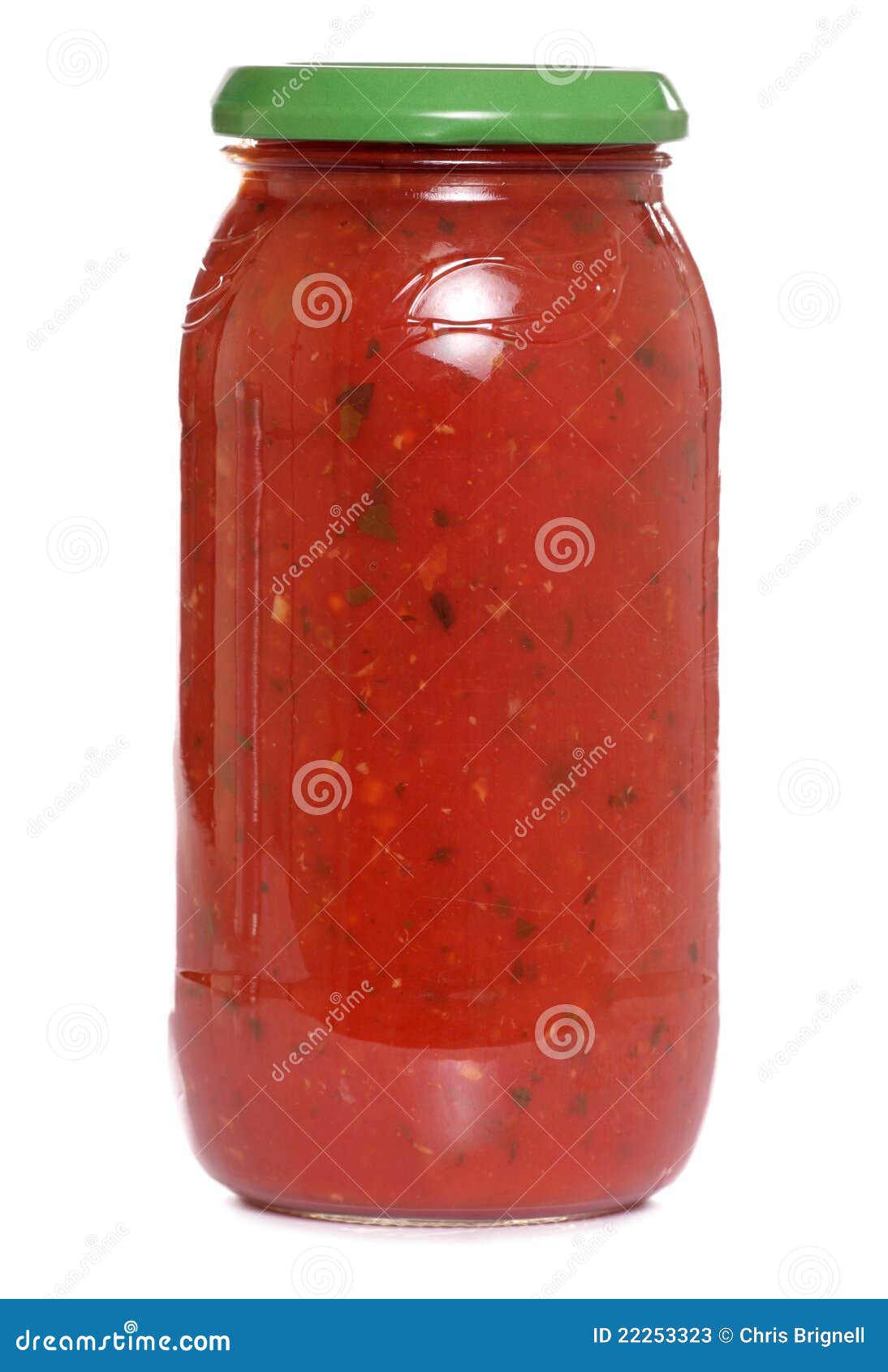 Pasta sauce in a jar stock image. Image of orange, cutout - 22253323