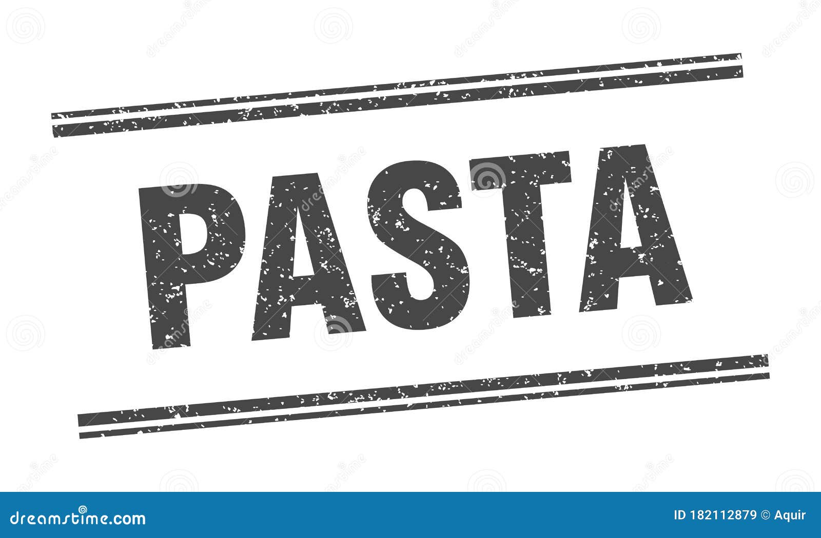 Pasta Stamp. Pasta Square Grunge Sign Stock Vector Illustration of