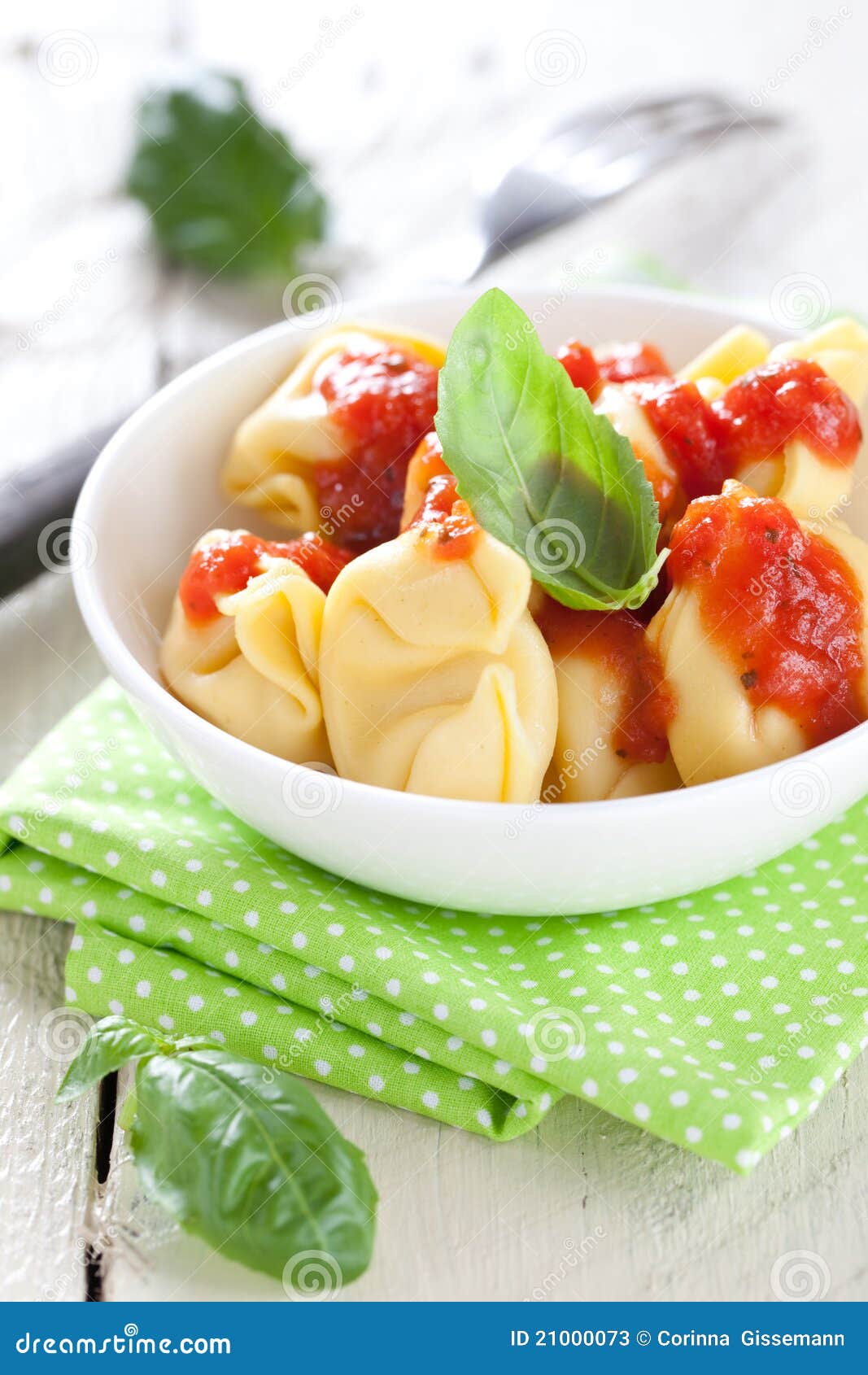 Pasta with tomato sauce stock image. Image of bowl, warm - 21000073