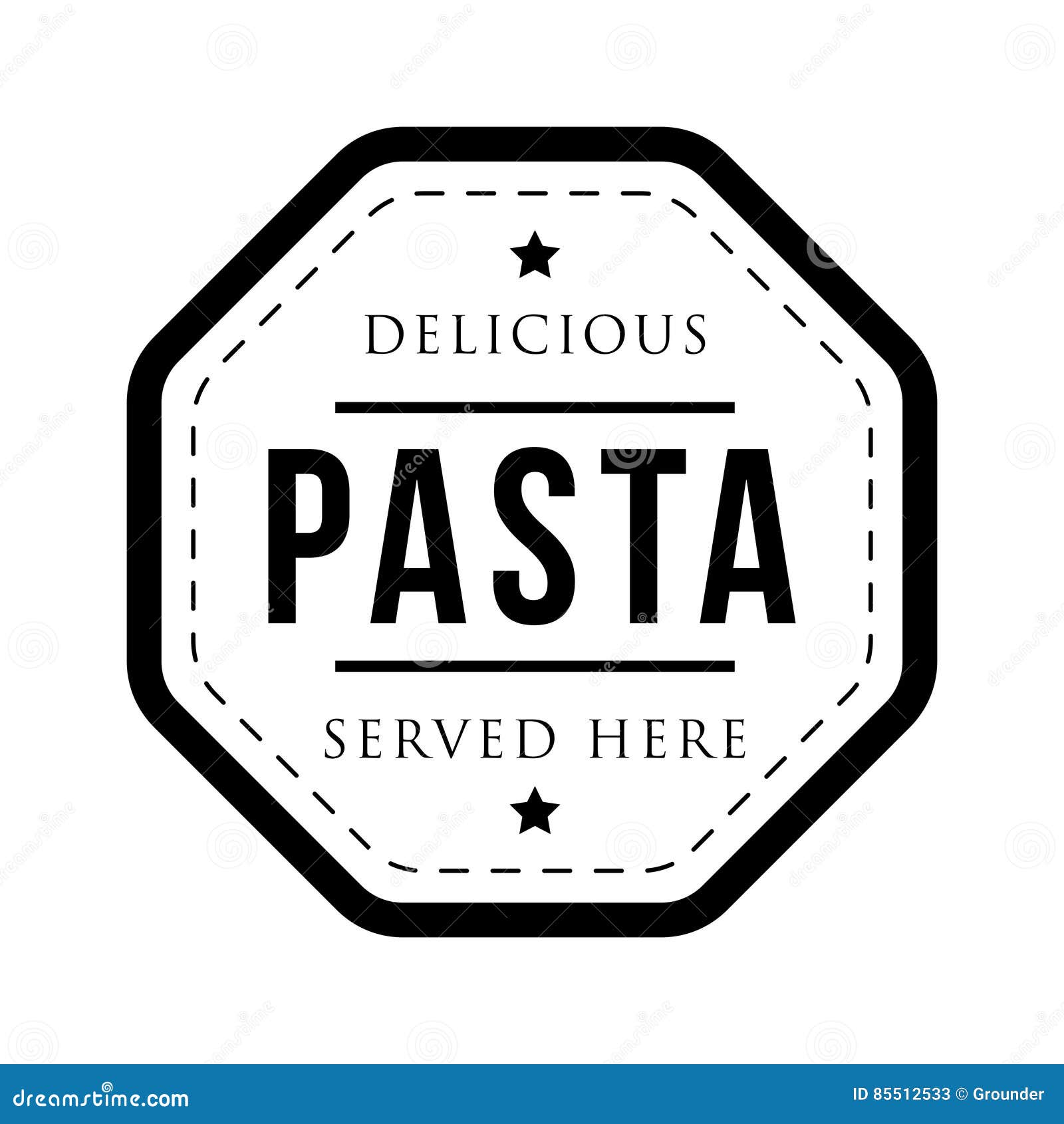 Pasta vintage stamp stock vector. Illustration of vintage 85512533