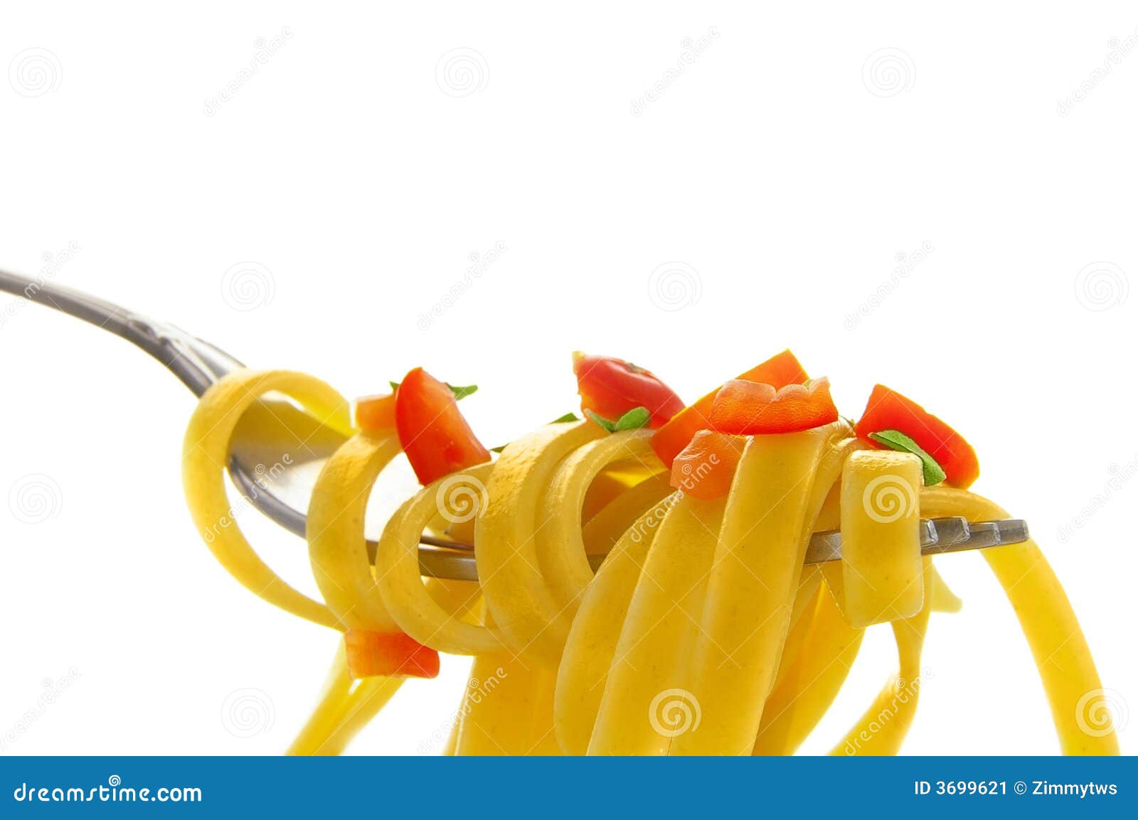 Pasta on white stock image. Image of ingredients, utensil 3699621