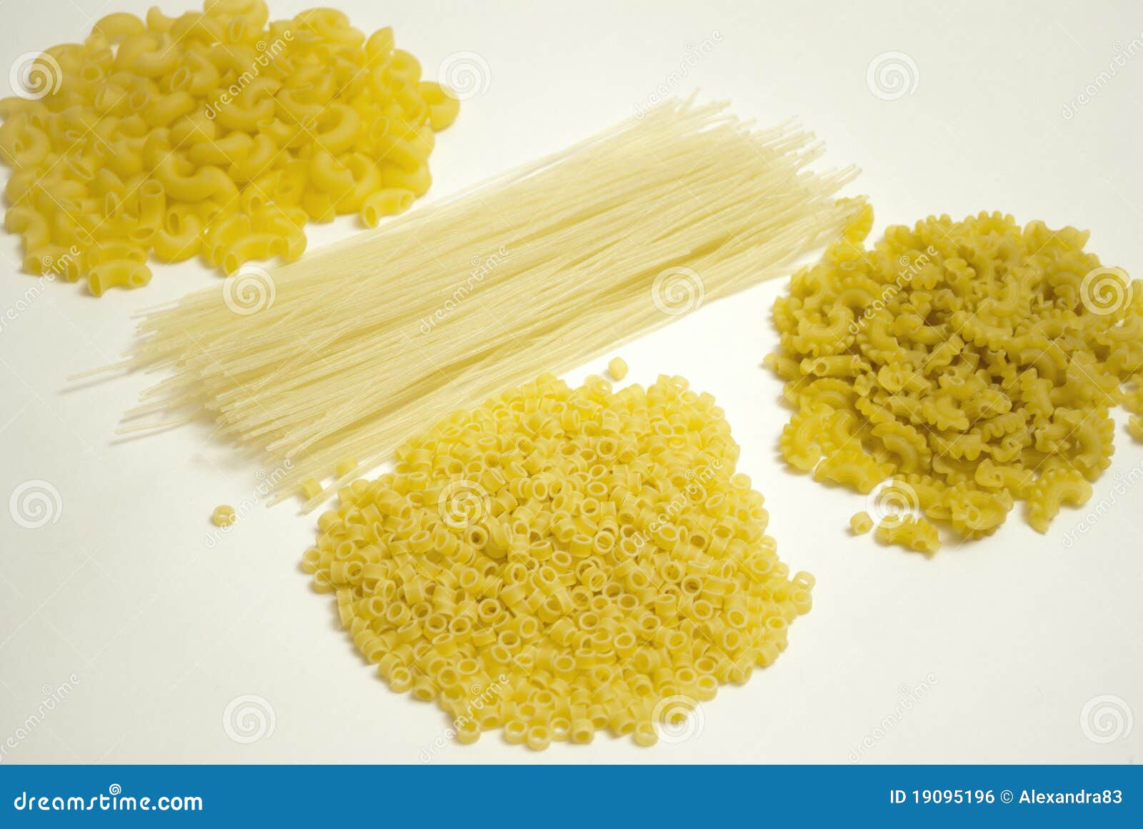 Pastas Una Fuente De Carbohidratos Foto de archivo Imagen de