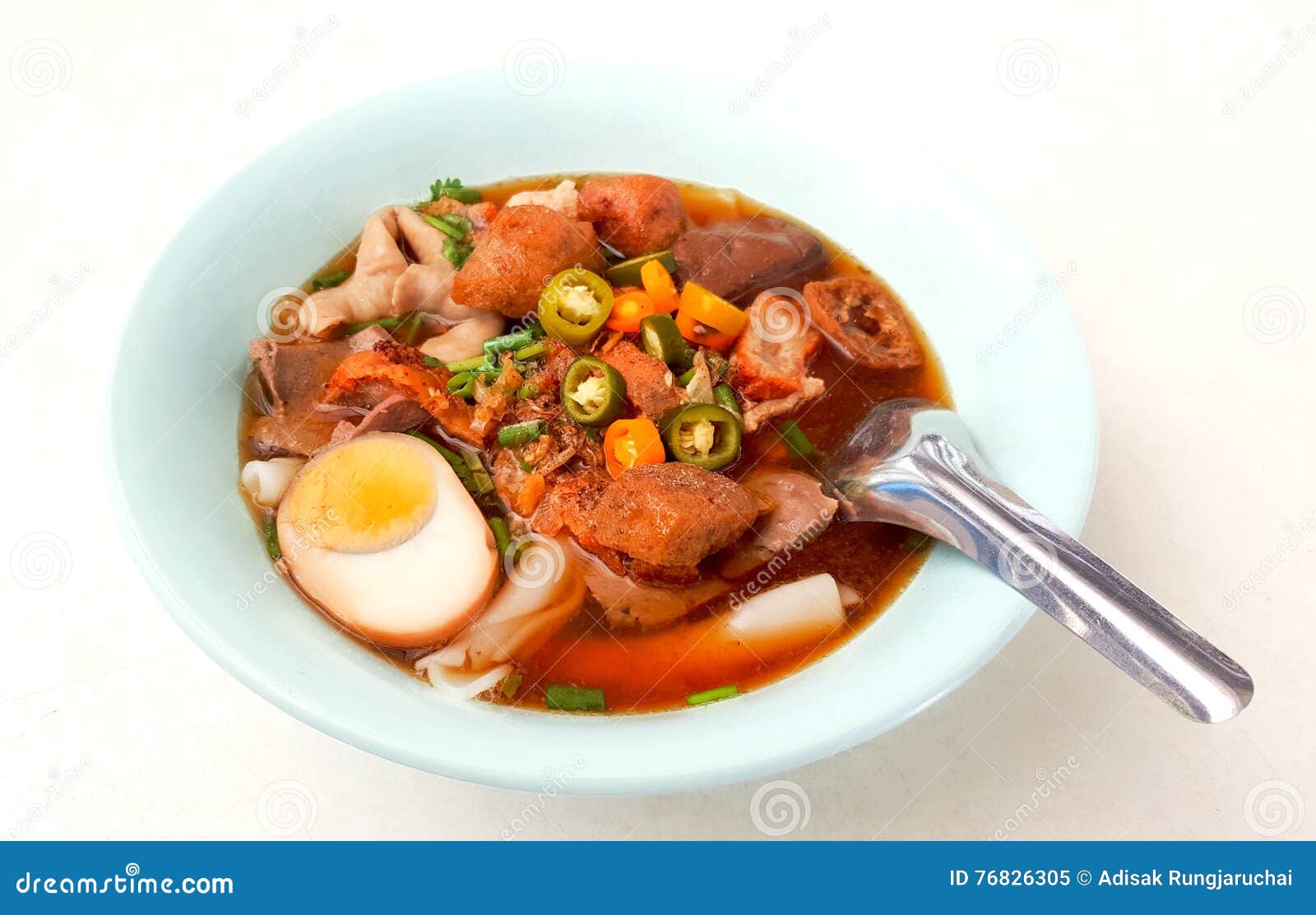 Paste of Rice Flour ; Boiled Chinese Pasta Square Stock Image Image