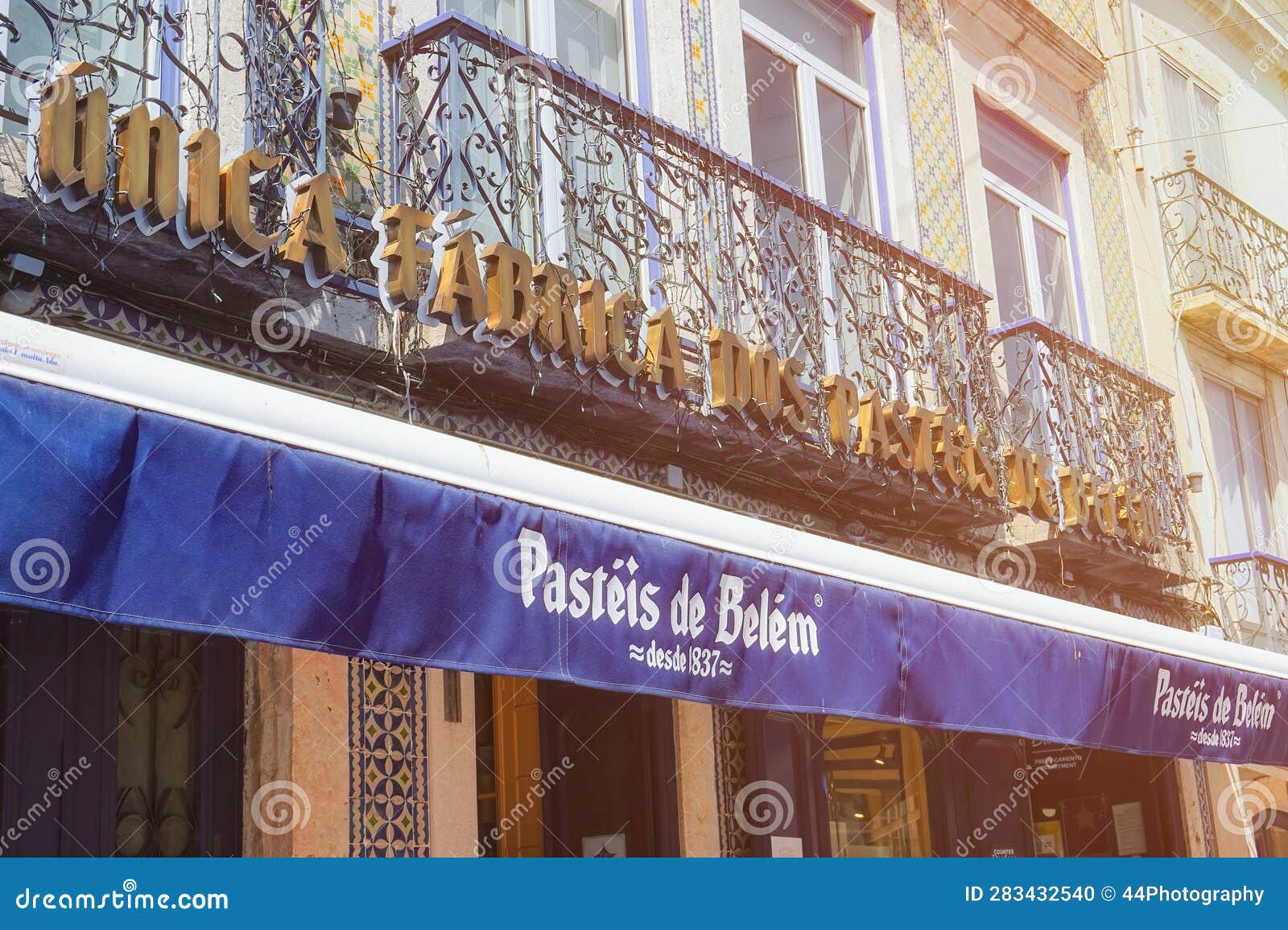 Pasteis De Belem in Belem, Lisbon, Portugal. Editorial Image Image of