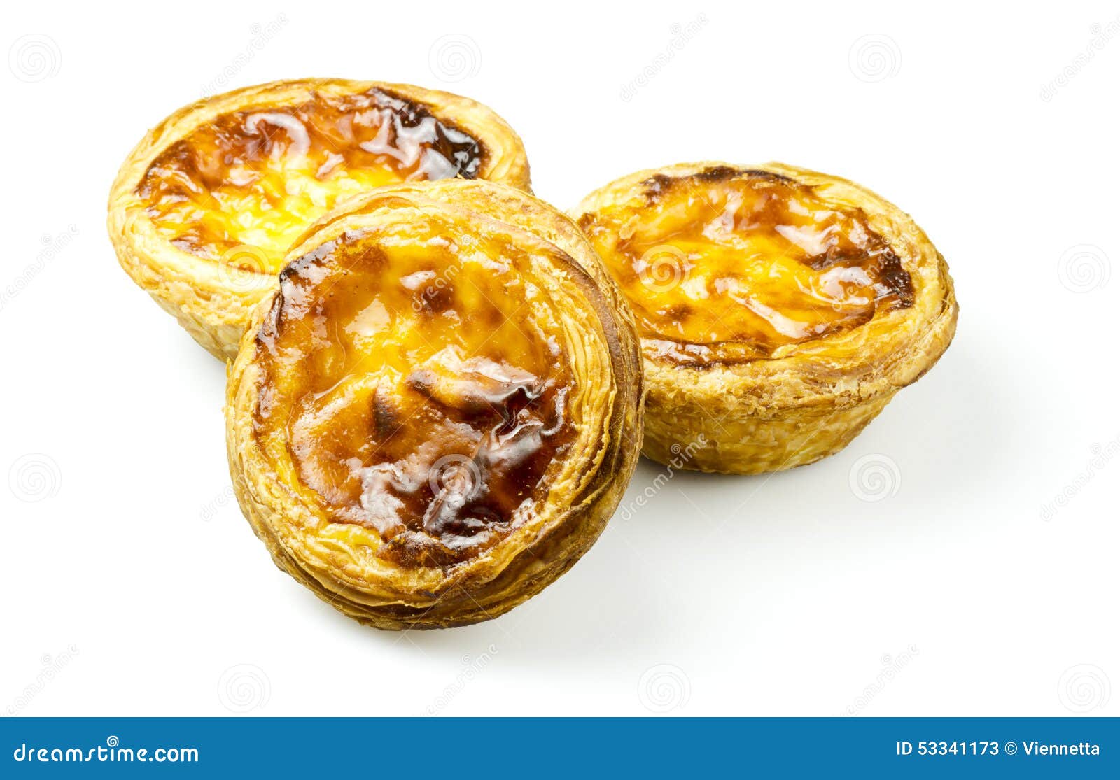 pasteis de nata or portuguese custard tarts