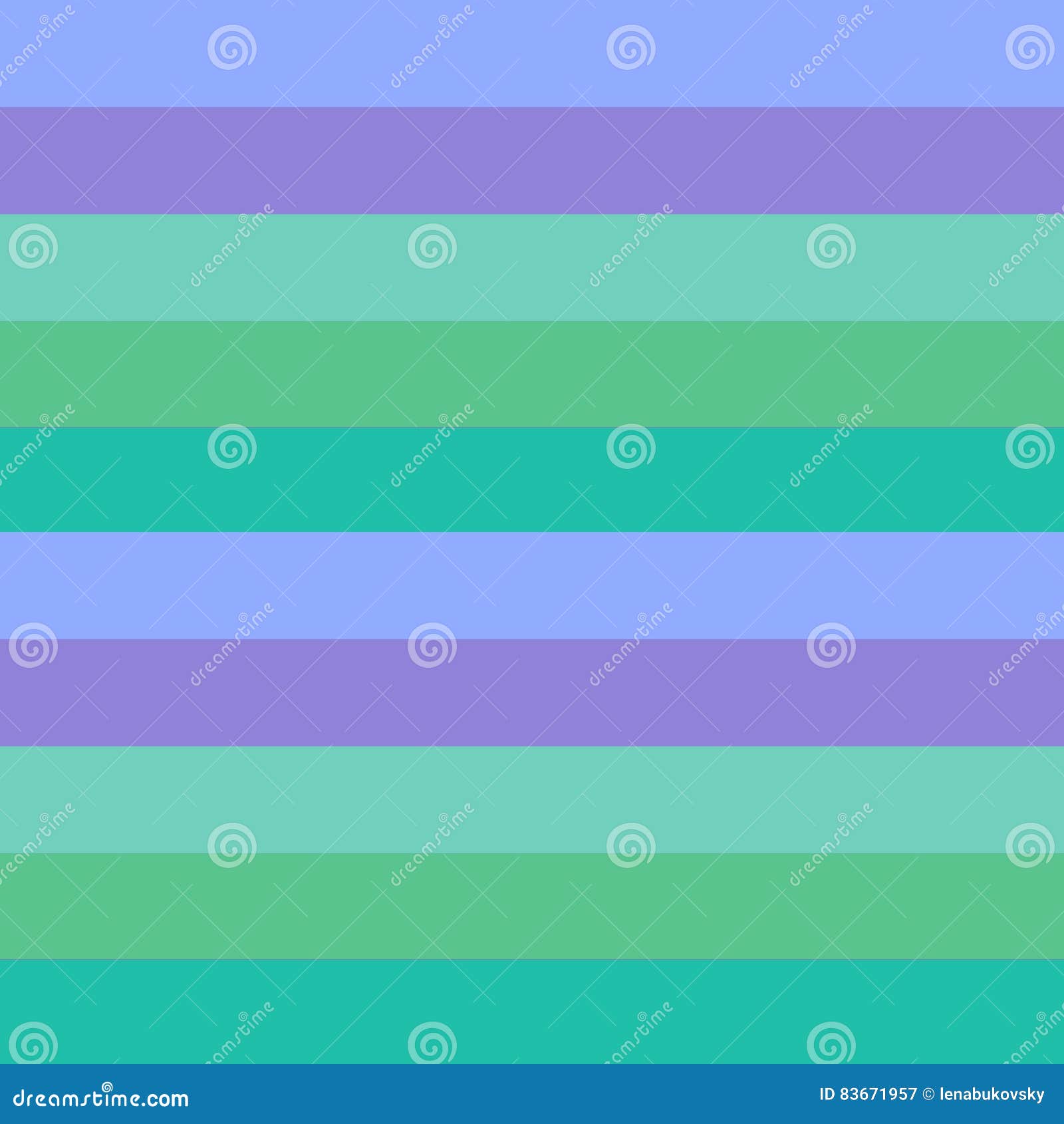Pastel Blue and Green Stripes Seamless Background Stock Illustration