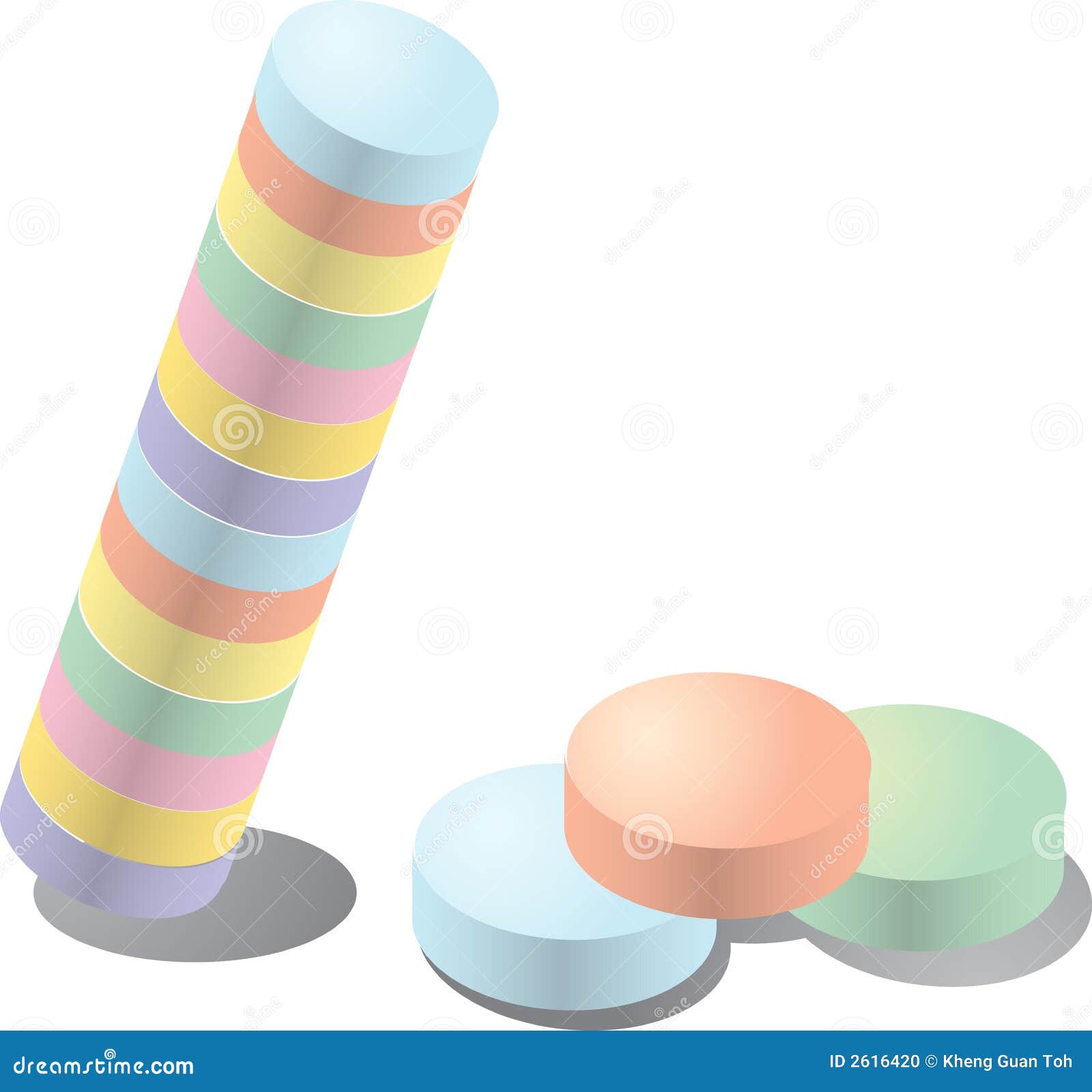 Pastel Candy stock vector. Illustration of pastel, sweet 2616420