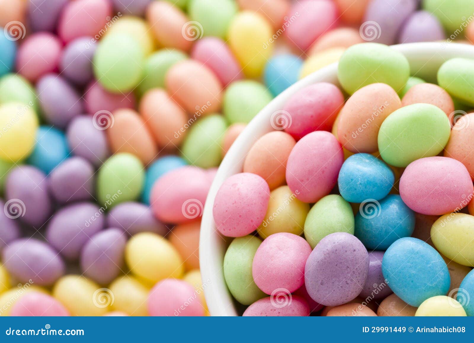 Jelly beans stock image. Image of confection, bean, heart 29991449