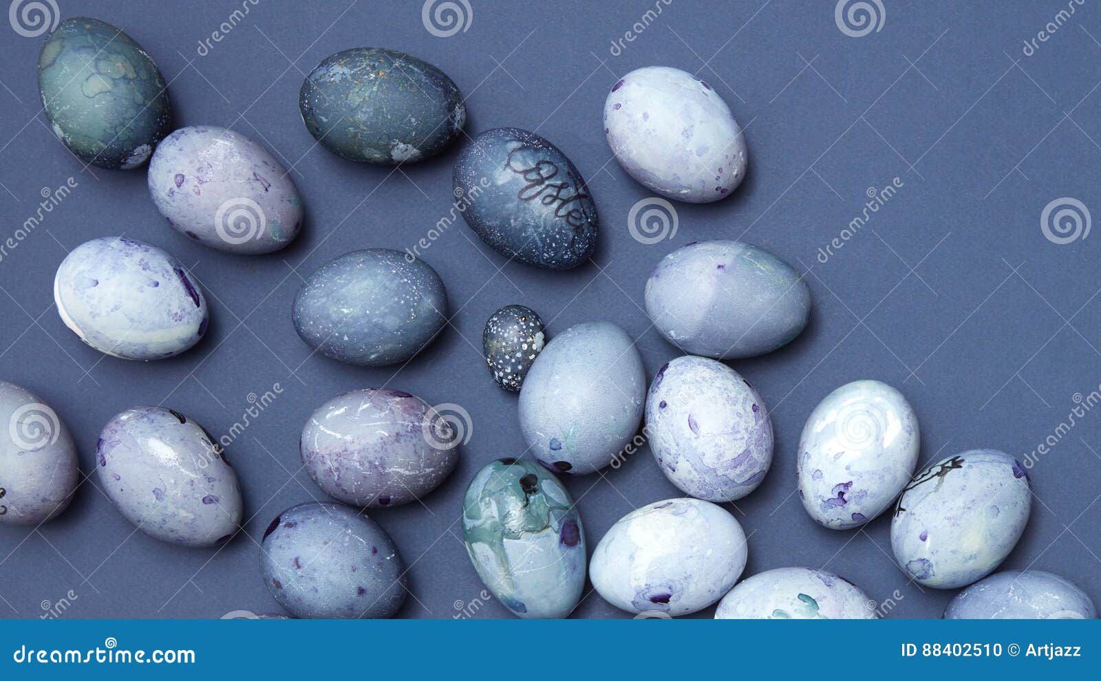Pastel colored Easter eggs stock photo. Image of bright 88402510