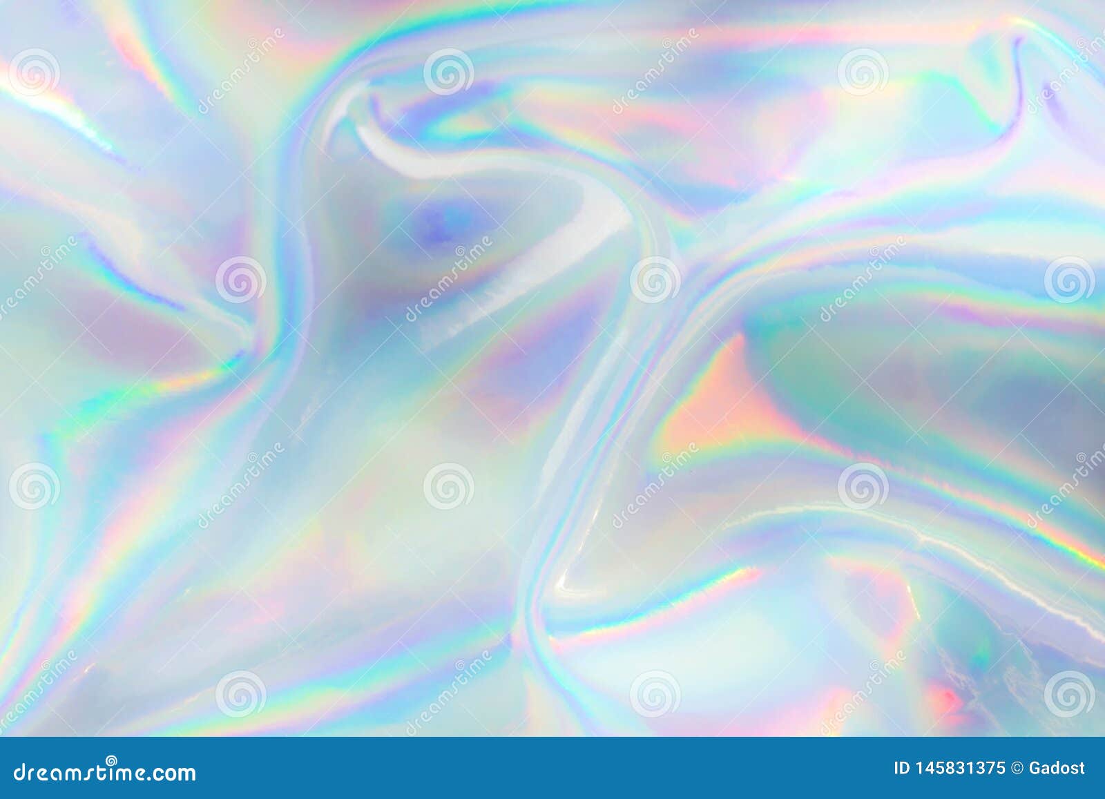 Pastel Colored Holographic Background Stock Photo - Download Image