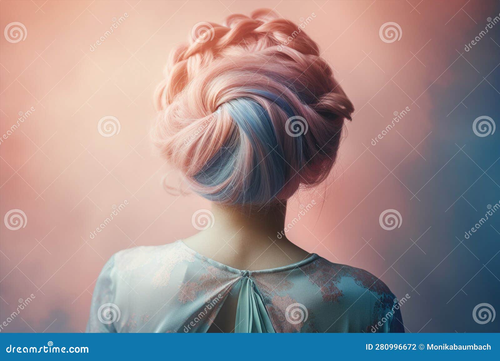 Pastel Blue and Pink Hair Dye - wide 9