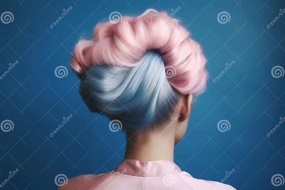 Pastel Blue and Pink Hair Dye - wide 2