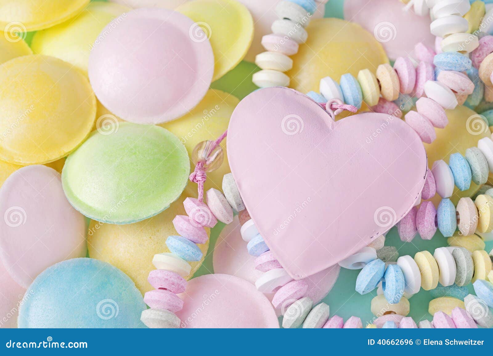 Pastel colored sweets stock photo. Image of blue, round 40662696