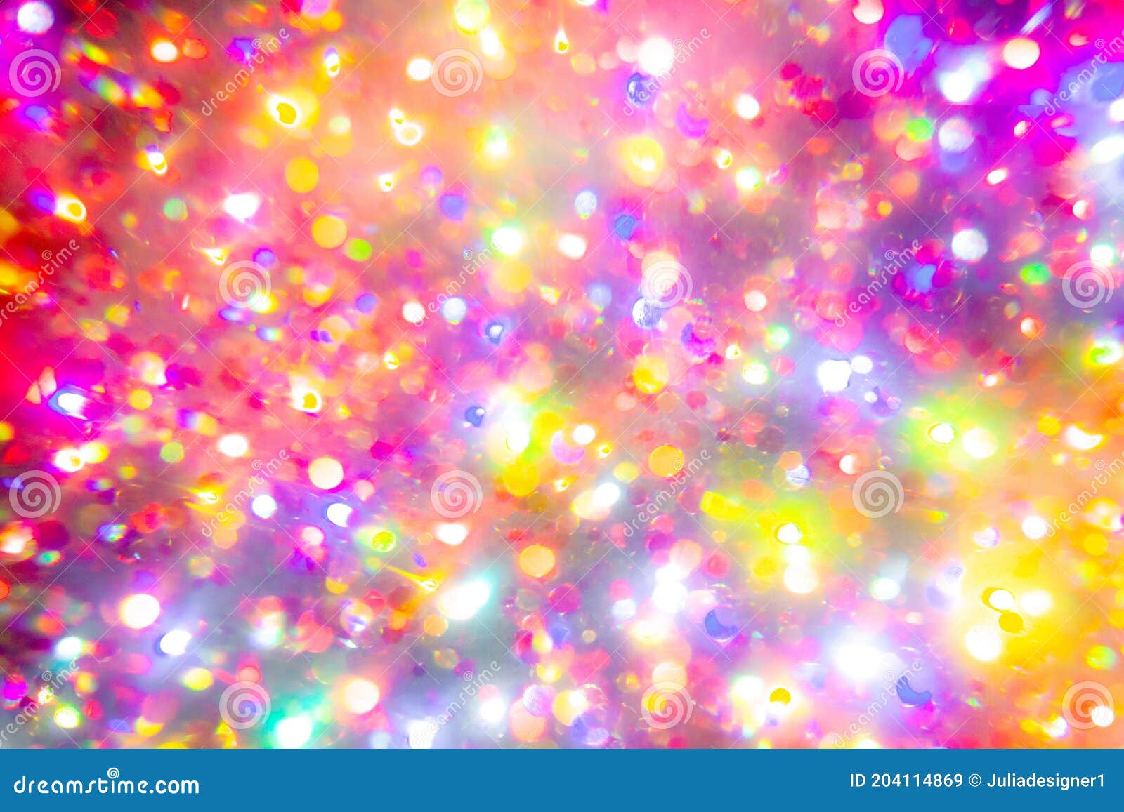 Pastel Colorful Bokeh Light Rainbow Wallpaper. Blurry Holographic Unicorn  Background Stock Image - Image of flash, blur: 204114869