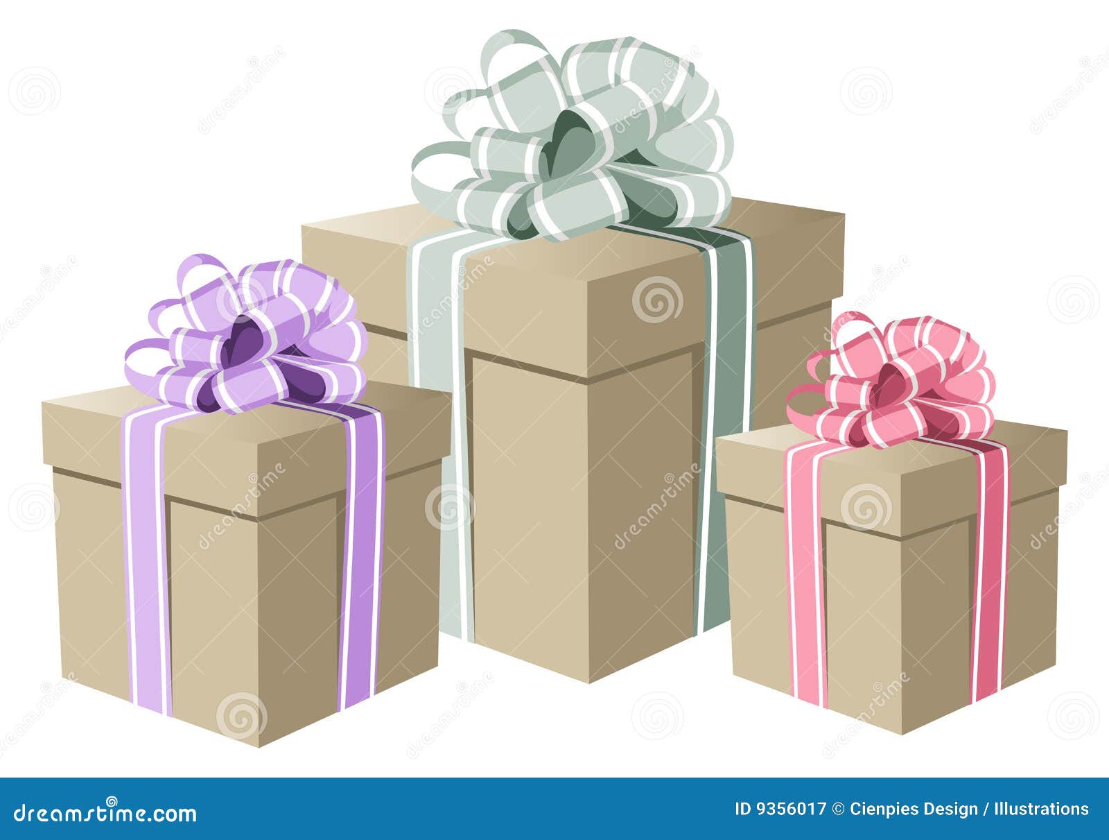 Pastel colors gift boxes stock vector. Illustration of birthday 9356017